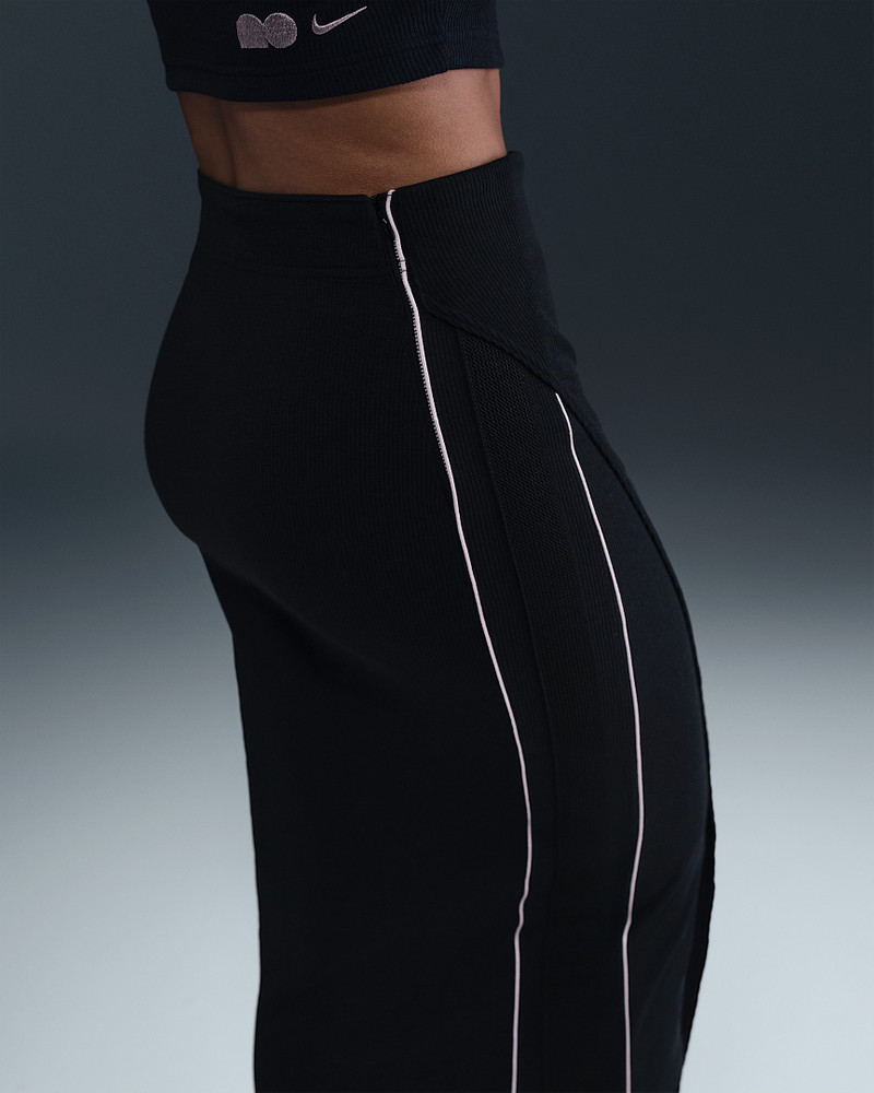 Naomi Osaka Women's High-Waisted Ribbed Maxi Skirt 3