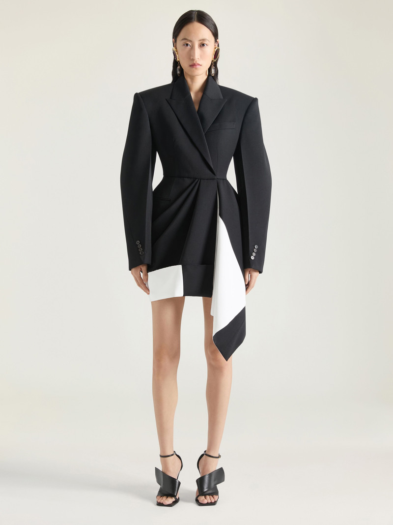 Givenchy JACKET IN WOOL WITH DRAPED DETAIL outlook