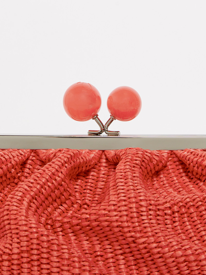 FORTUNA Medium raffia-effect Pasticcino bag 5