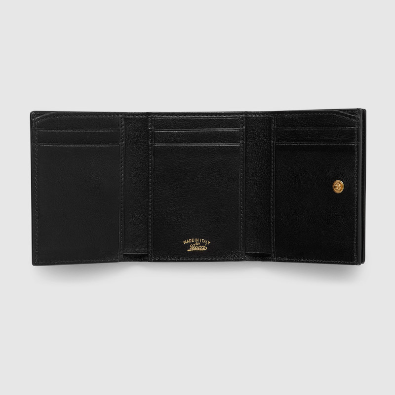 GUCCI Gucci Horsebit Web small tri-fold wallet outlook