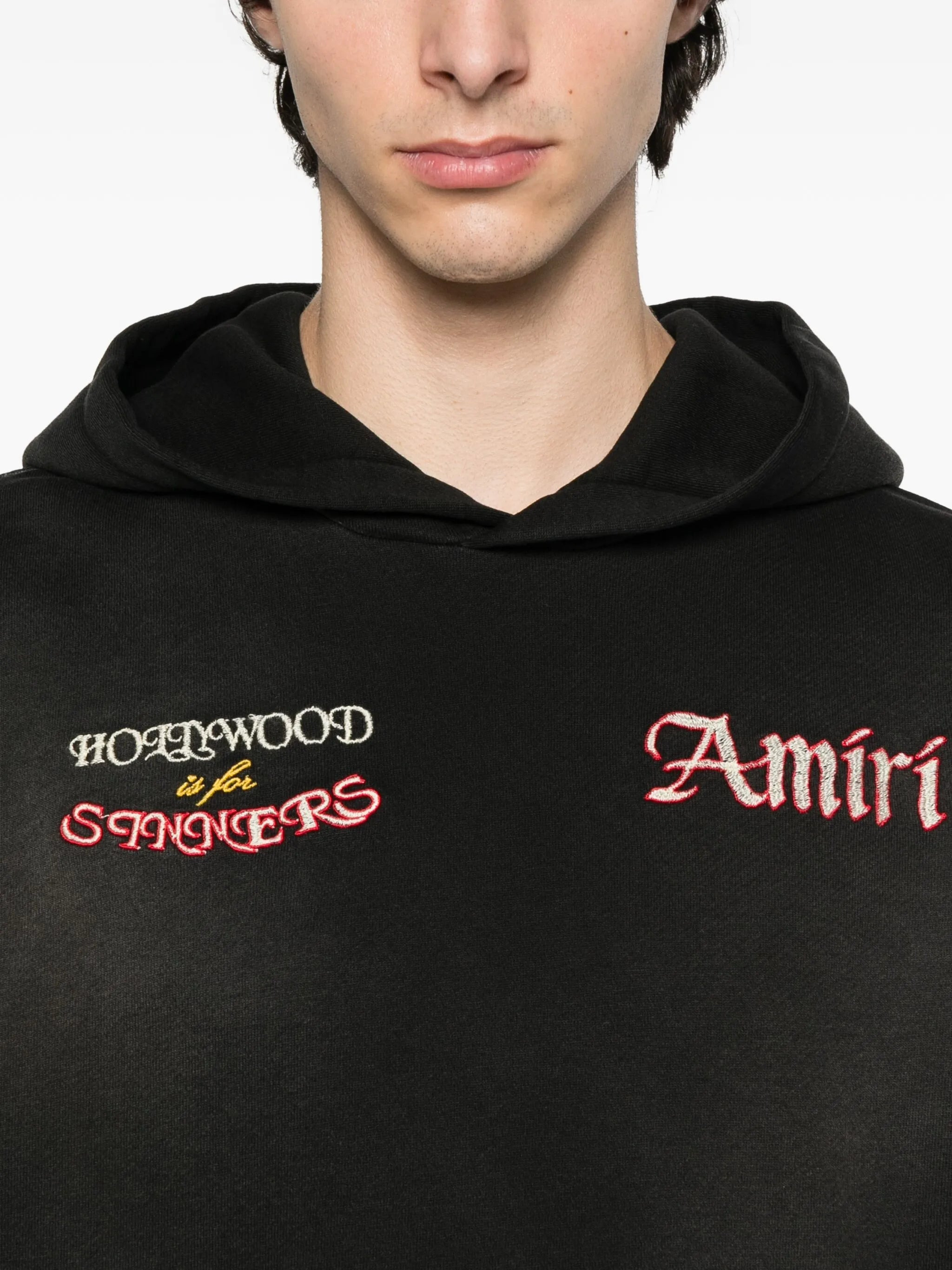 Amiri Palm-tree Embroidered Hoodie - 3