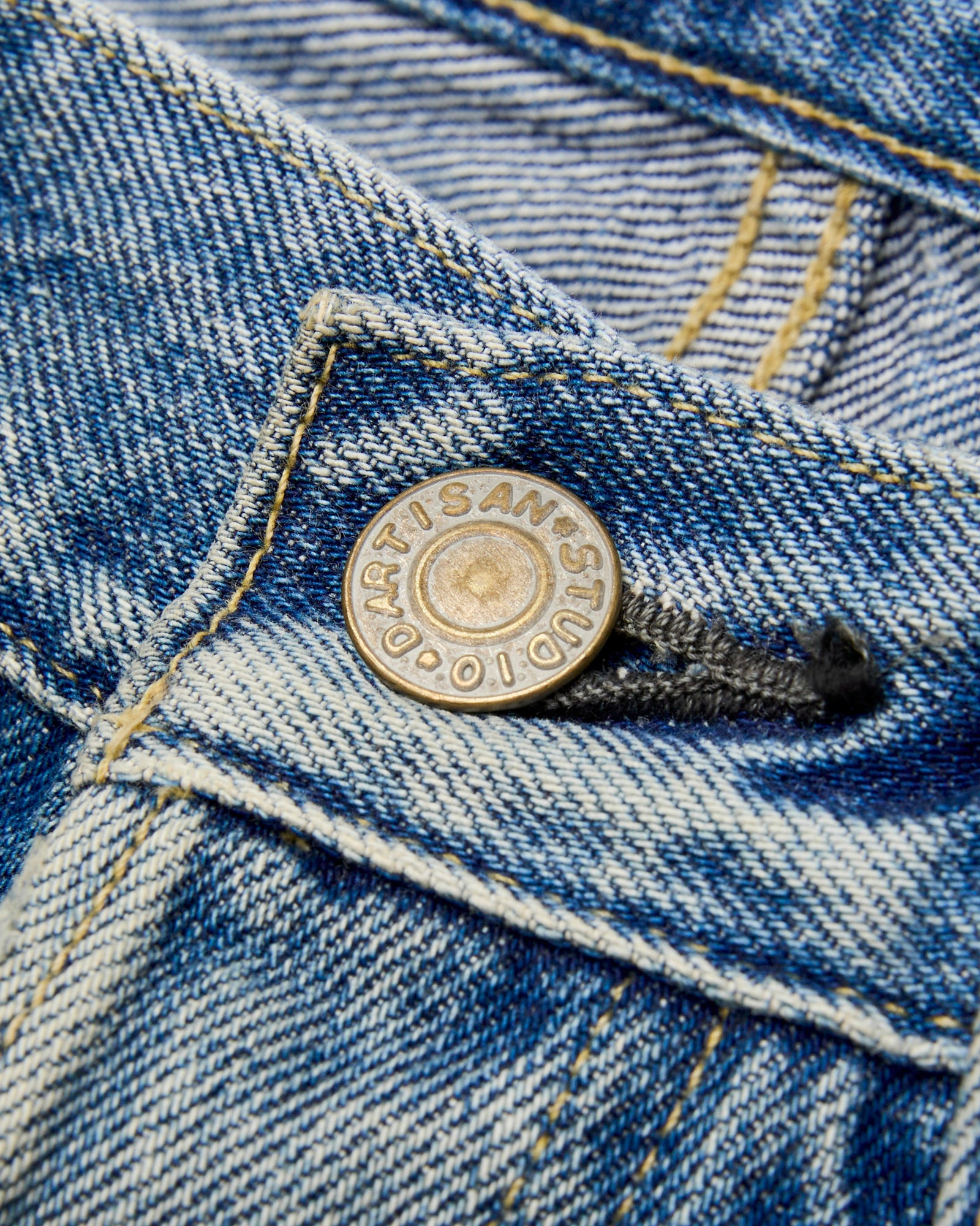 D1826 "Ivy Wash" 13oz Selvedge Denim - Relaxed Tapered Fit - 5