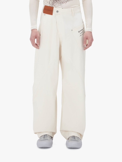 JW Anderson REMBRANDT TWISTED WORKWEAR JEANS outlook