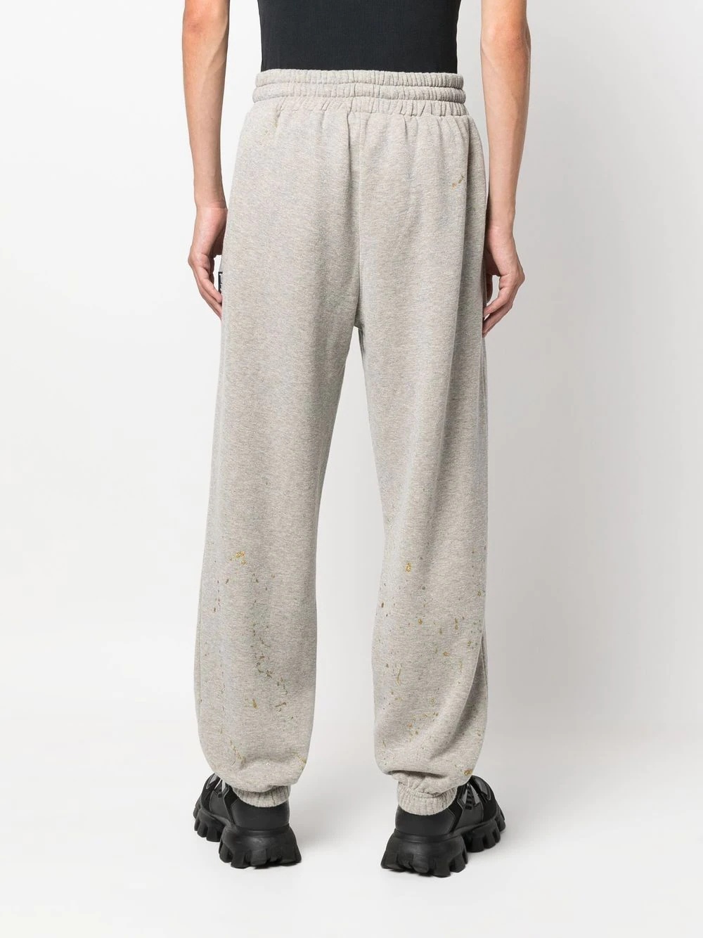 paint splatter track pants - 4