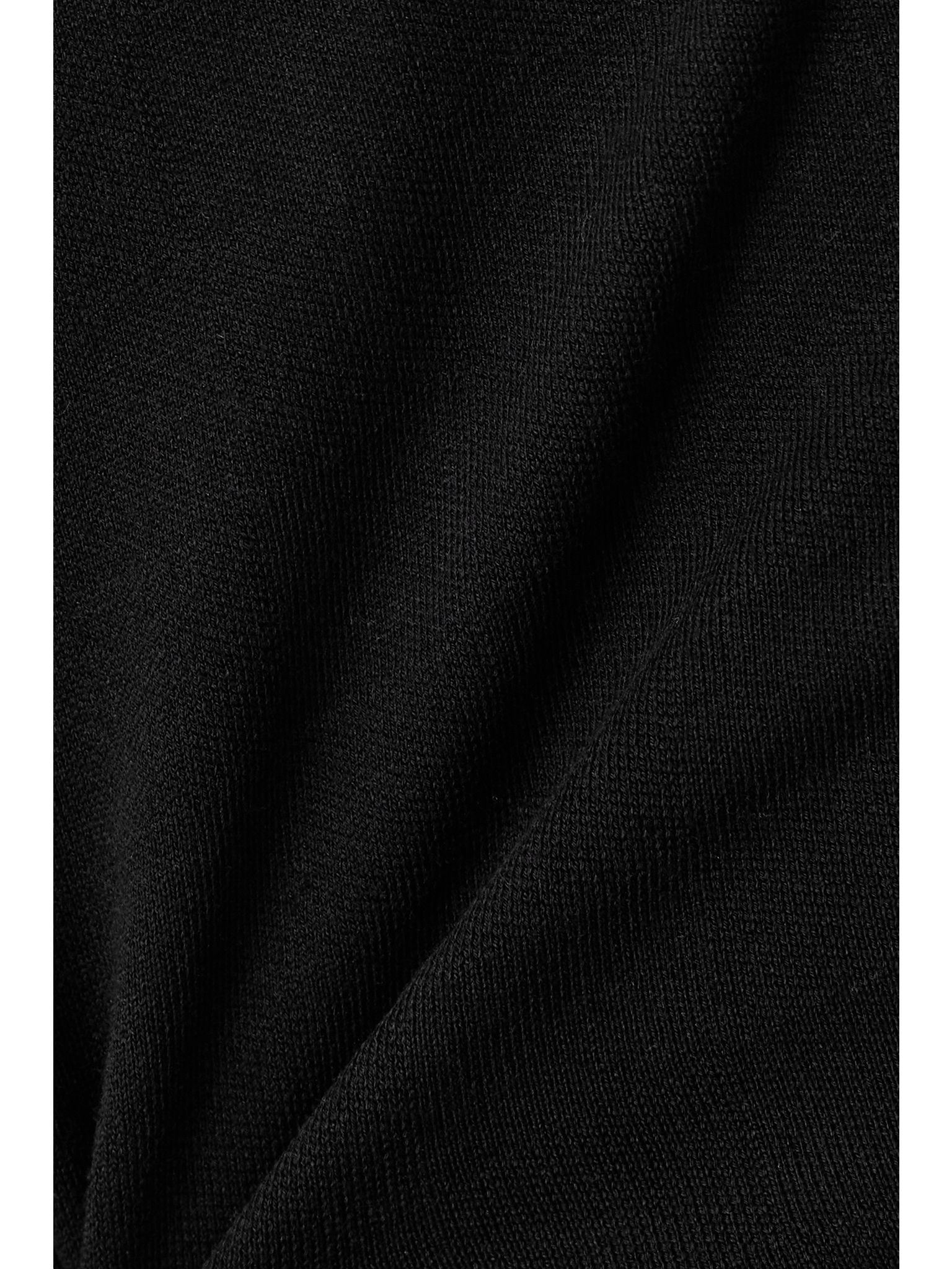 Long Kick stretch-cotton flared pants Black - 4
