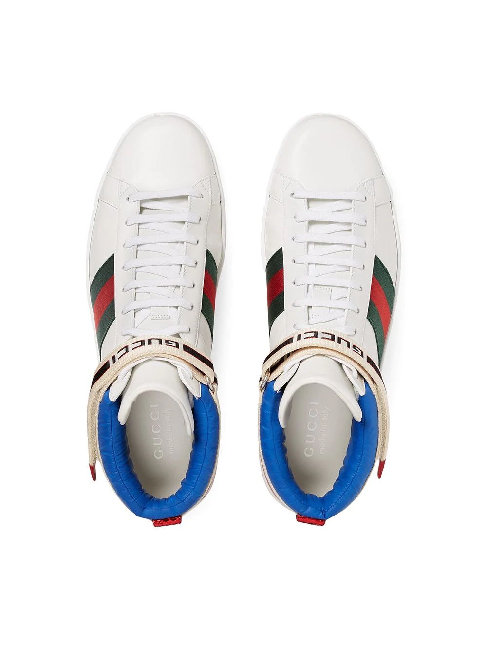 Gucci stripe Ace high-top sneakers - 5