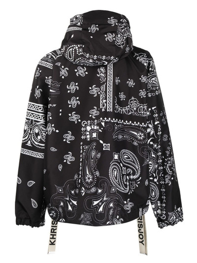 Khrisjoy paisley-embroidery hooded jacket outlook