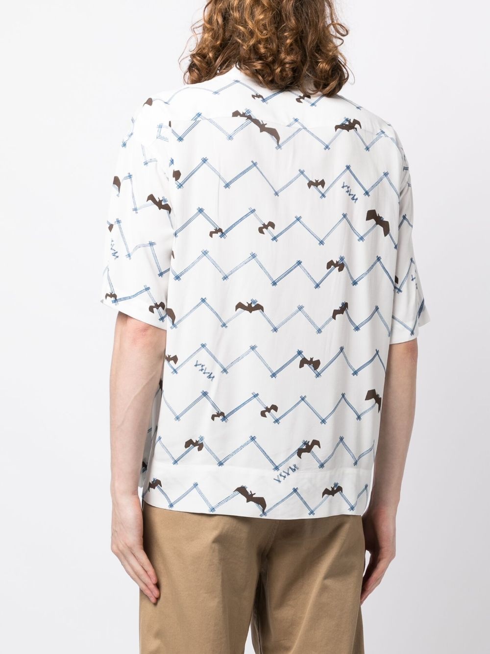 graphic-print short-sleeve shirt - 4