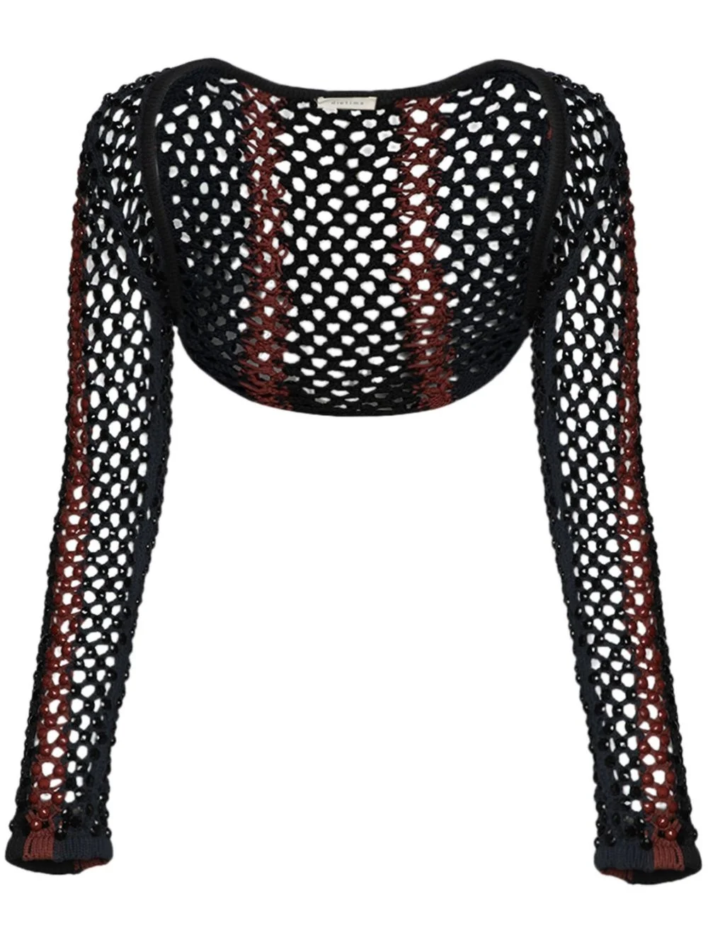 Gala crystal-embellished mesh shrug - 1