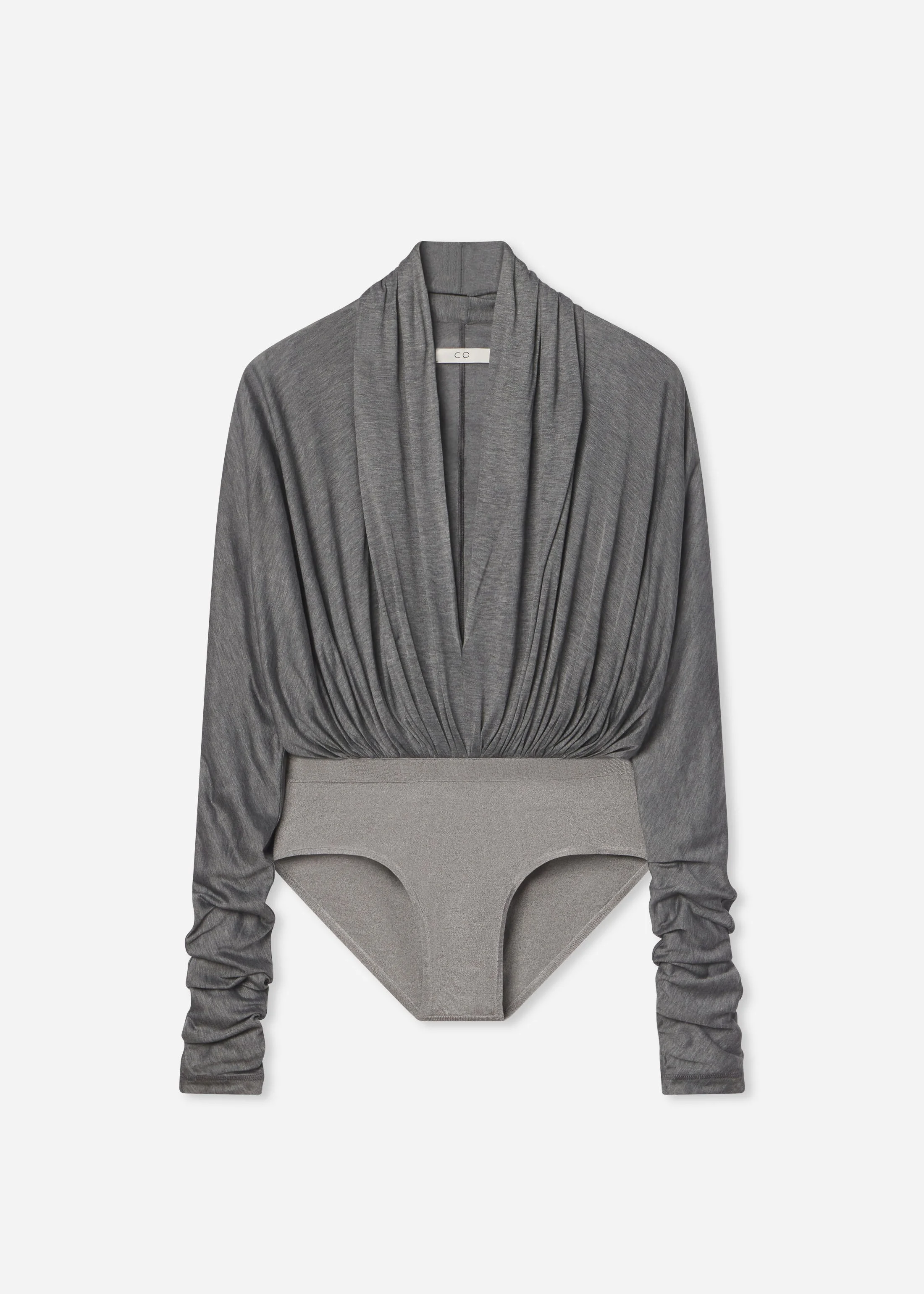 Gathered Bodysuit in Jersey - 1