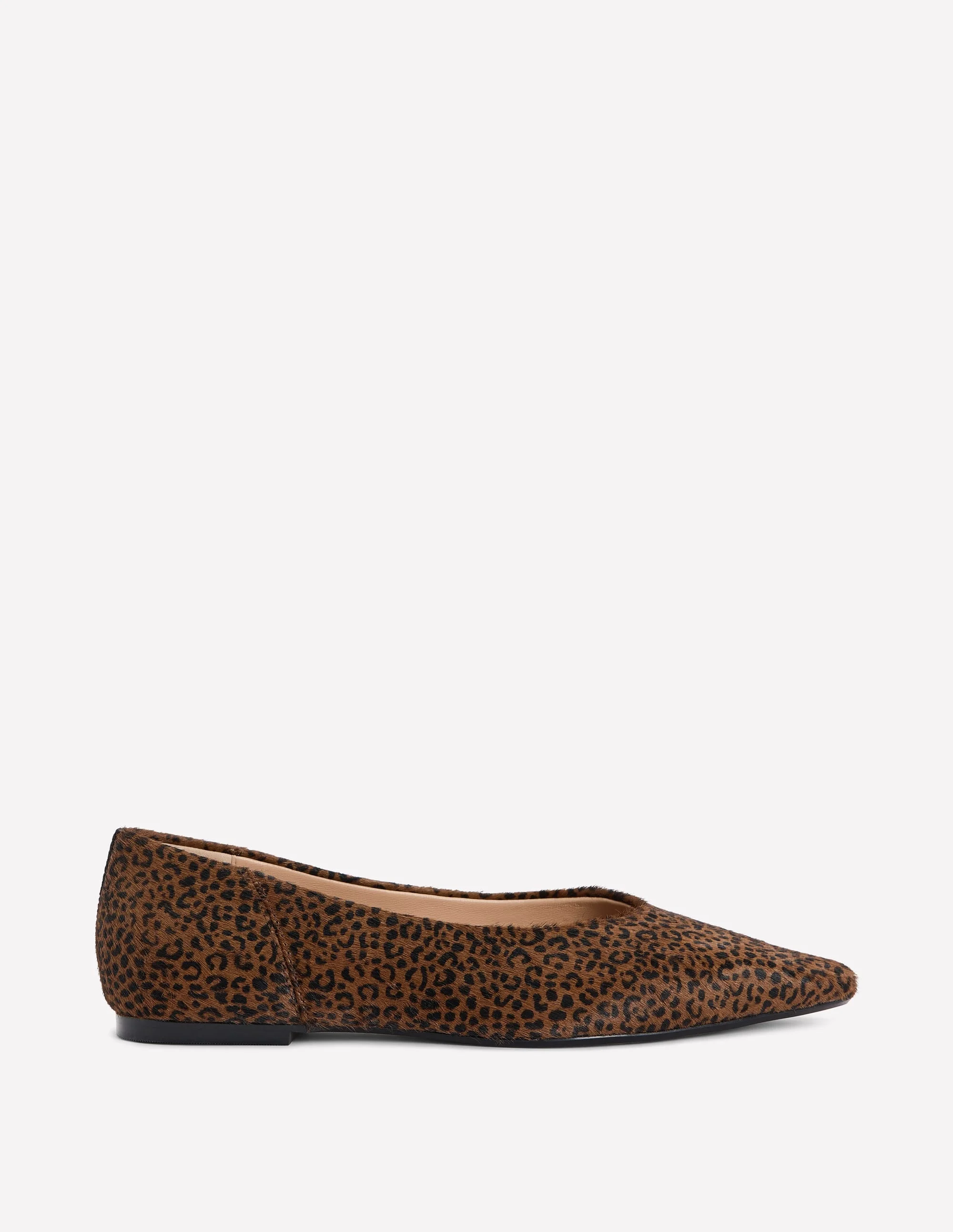 Nigella Pointed Toe Flats-Mini Leopard - 1