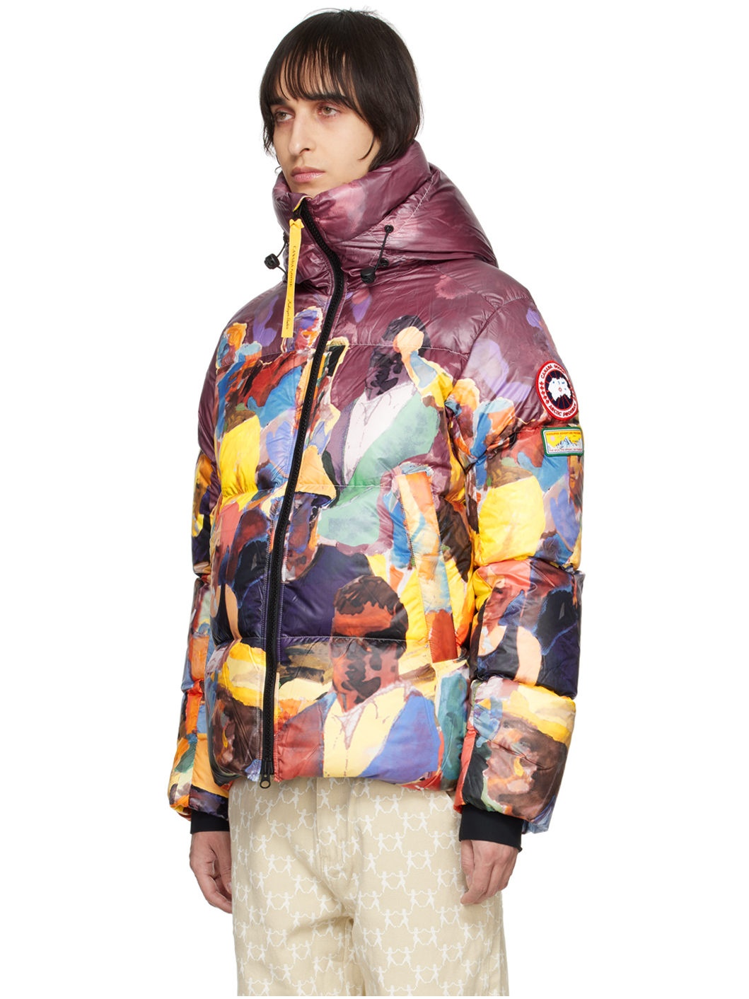 Purple Crofton Down Jacket - 4