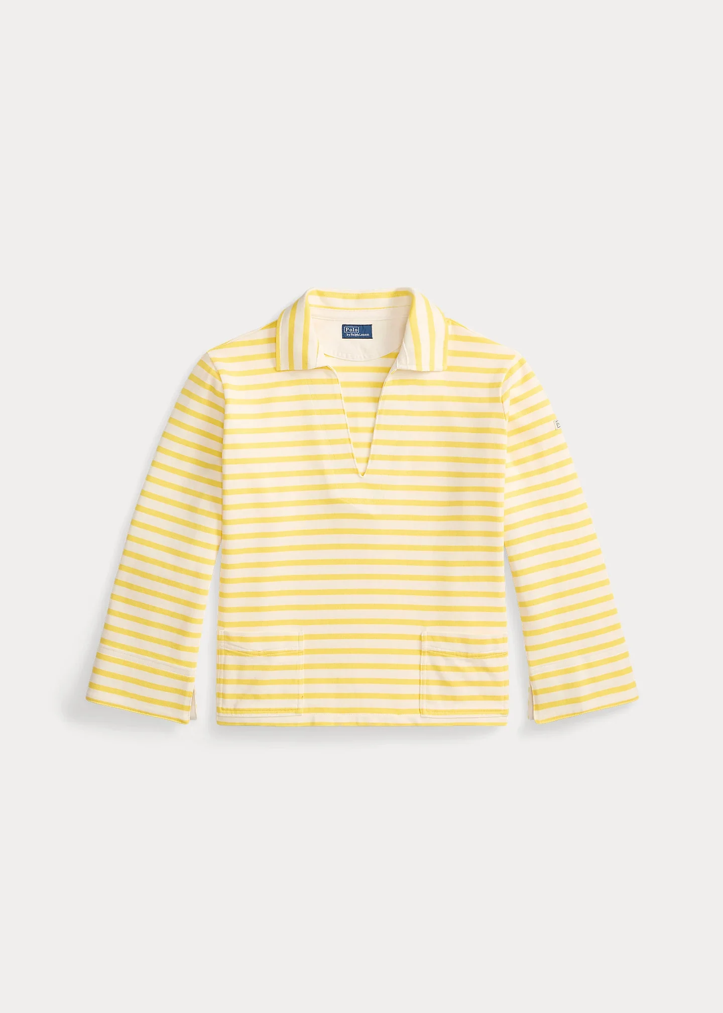 Striped Split-Placket Mariner Tee - 1