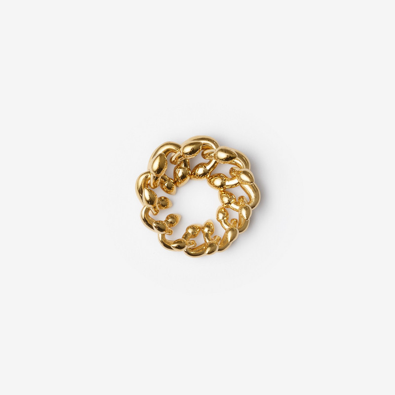 Gold-plated Spear Chain Ring 3