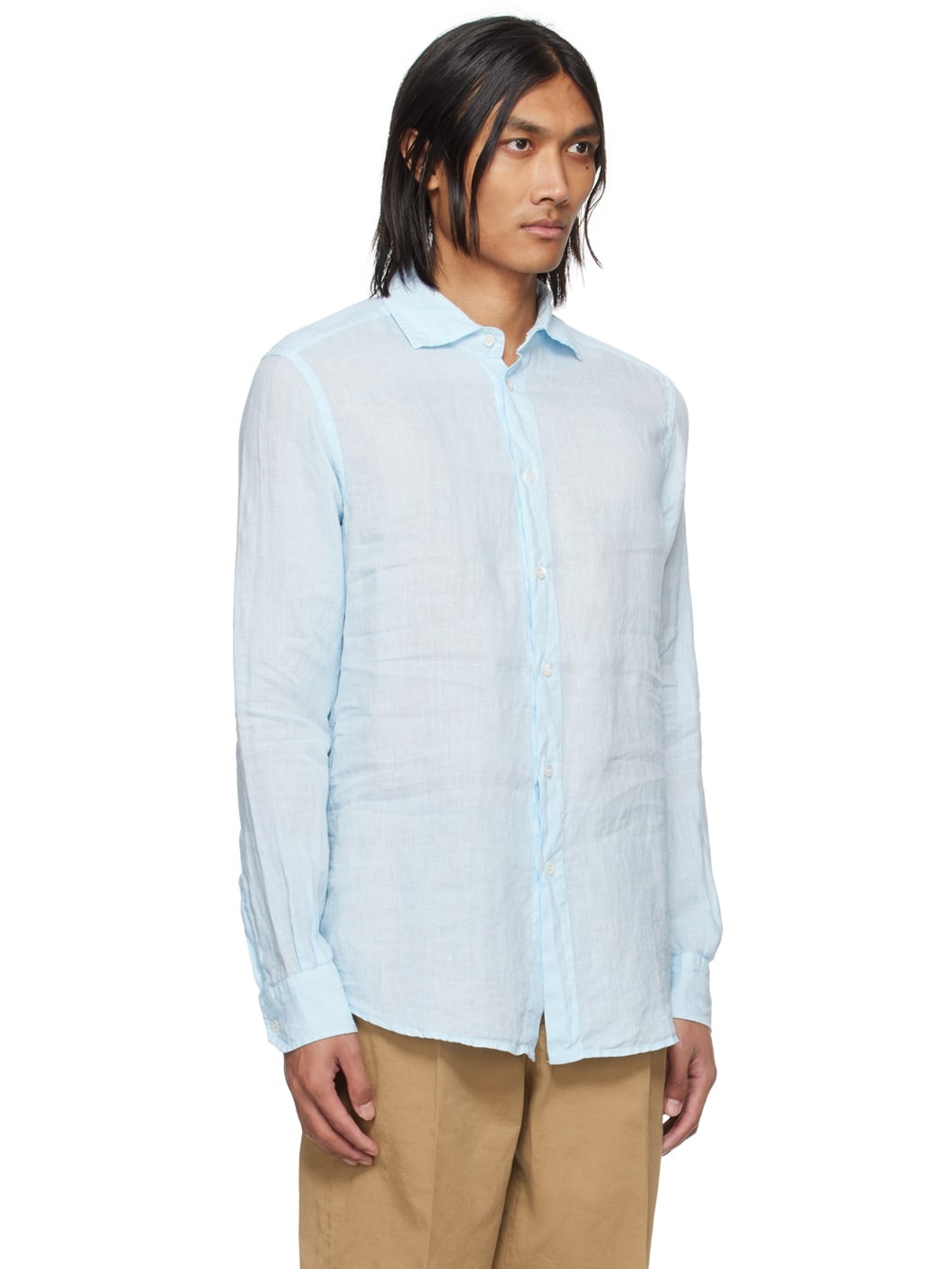 Blue Surian Telino Shirt - 2