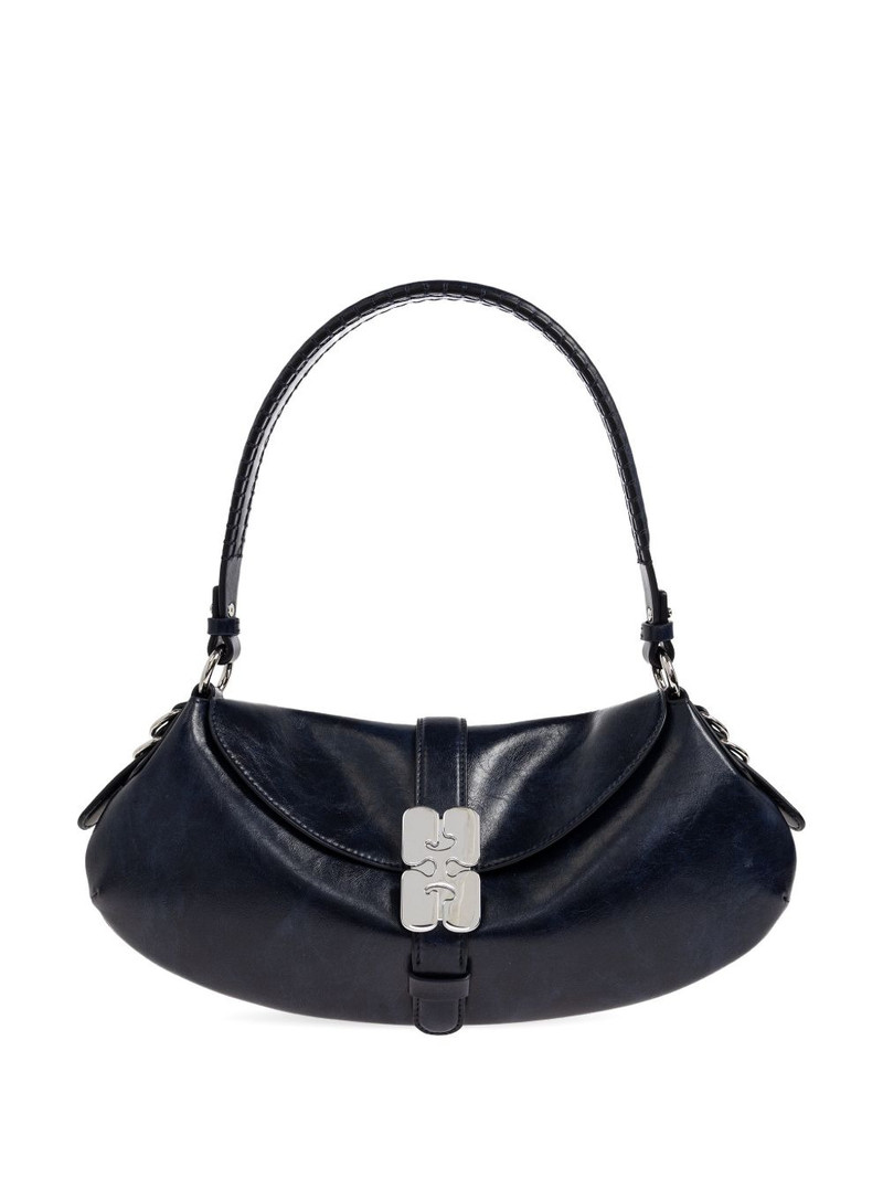 logo-buckle tote bag 1
