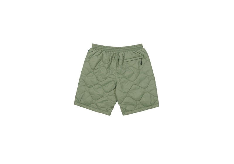 PALACE PERTEX QUILTER SHORTS OLIVE outlook