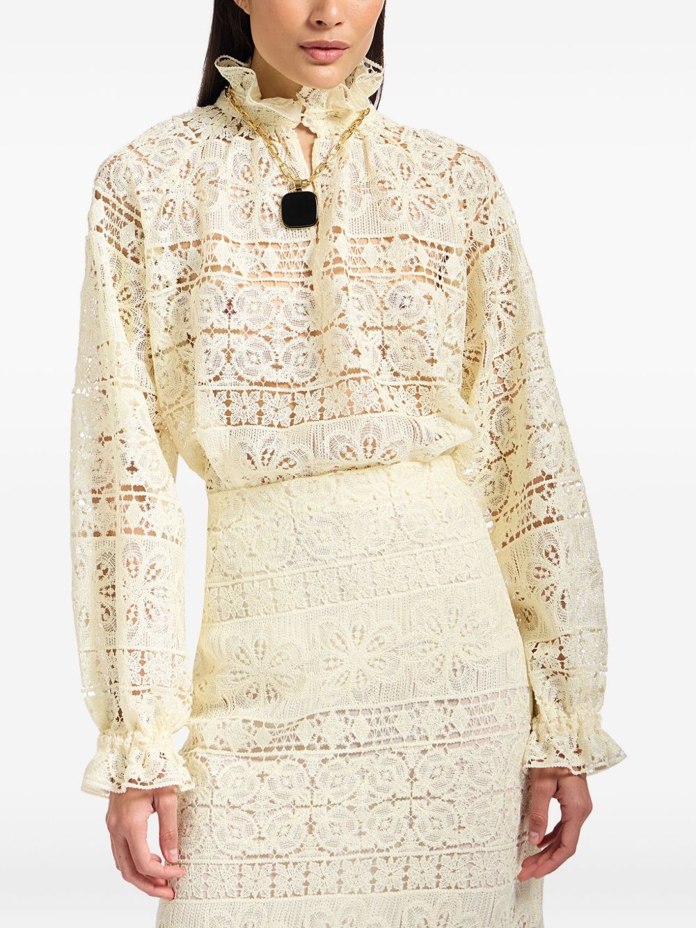 ruffled blouse - 2