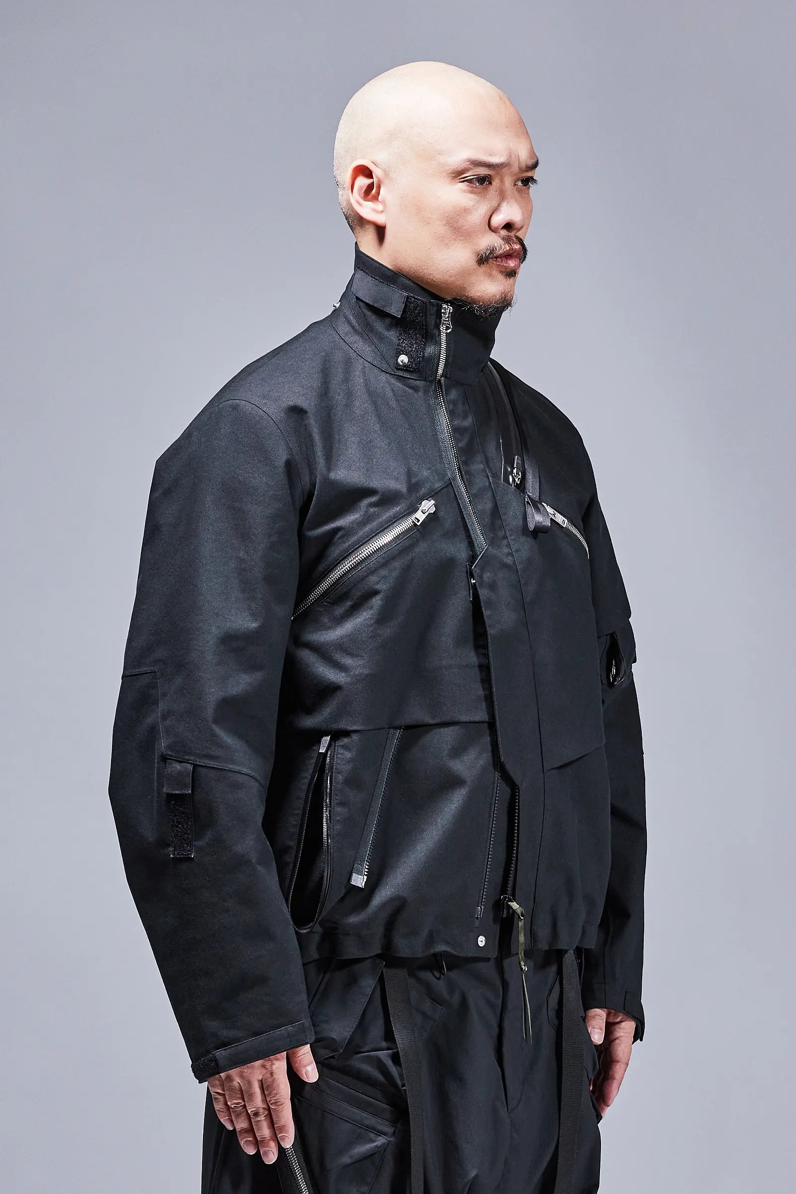 J1WB-BQ 3L Interops Jacket Black - 14
