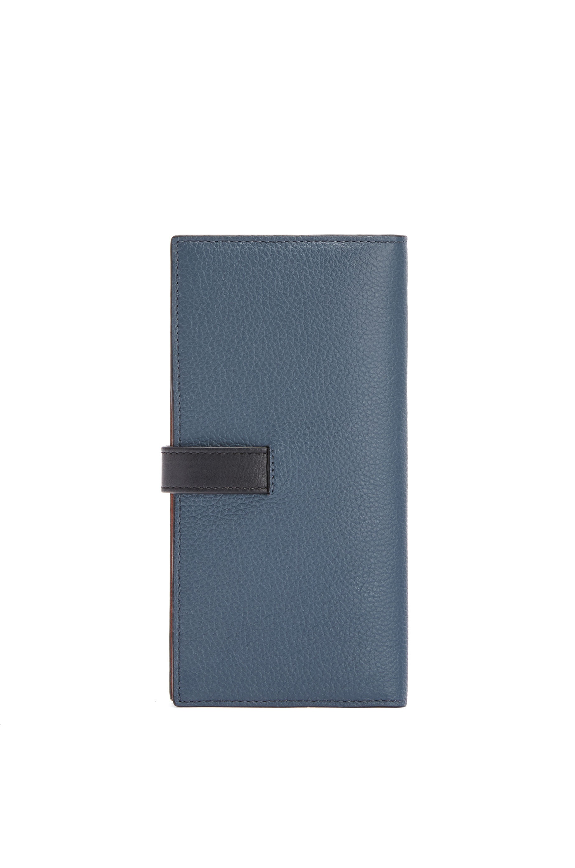 Large vertical wallet in soft grained calfskin - 4