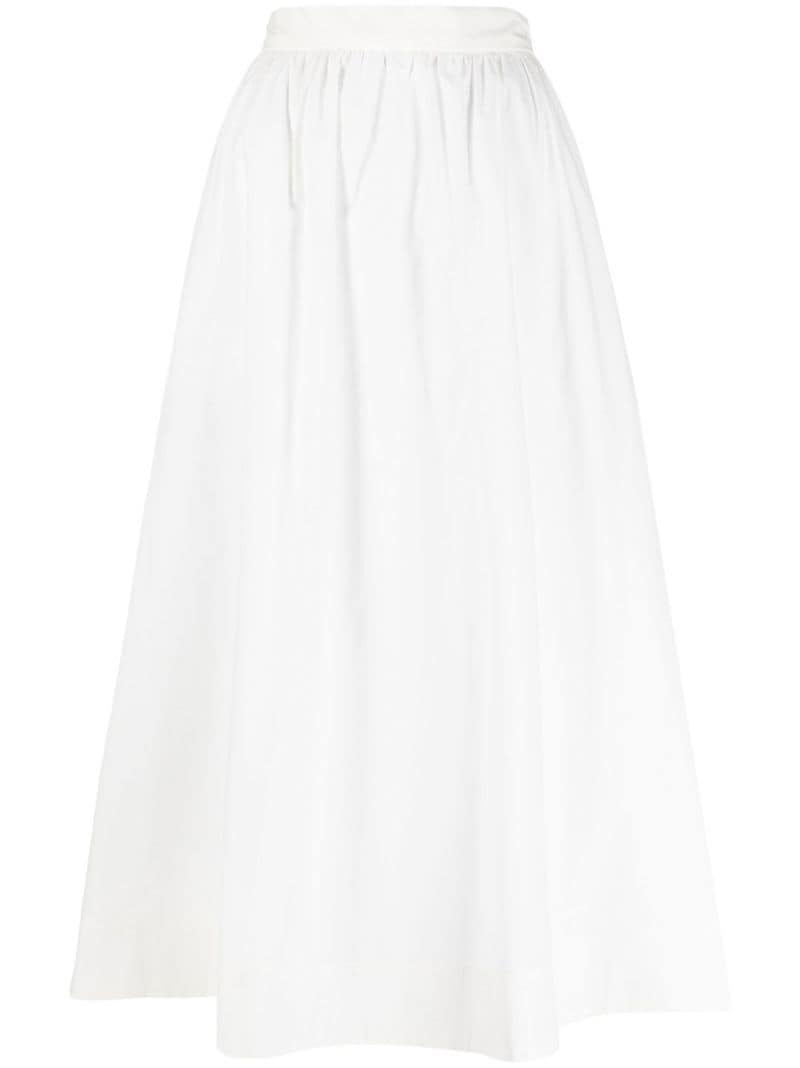high-waisted A-line skirt - 1