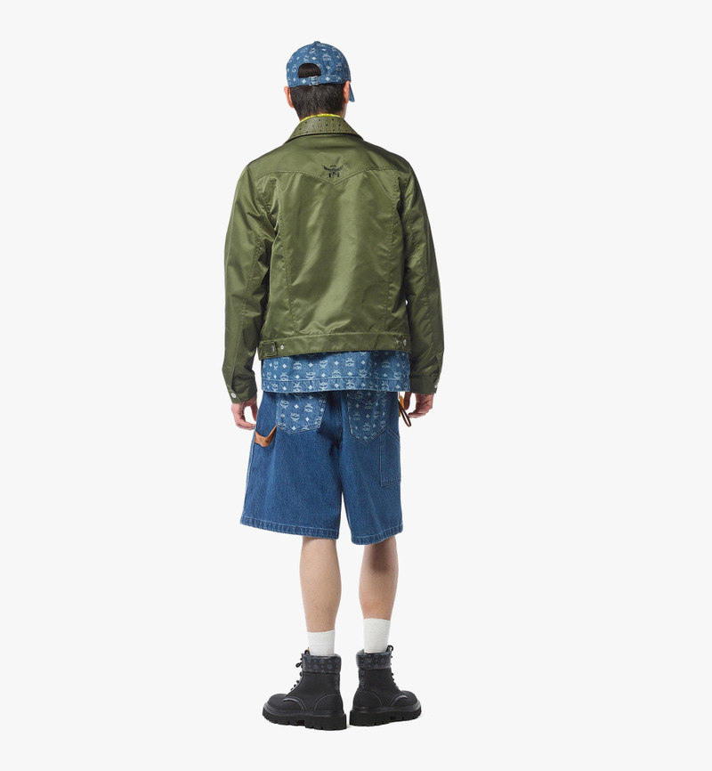 Monogram Shorts in Denim Jacquard 5
