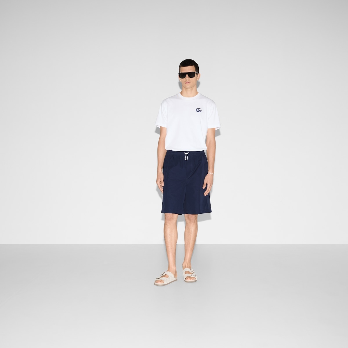 Cotton poplin shorts - 2