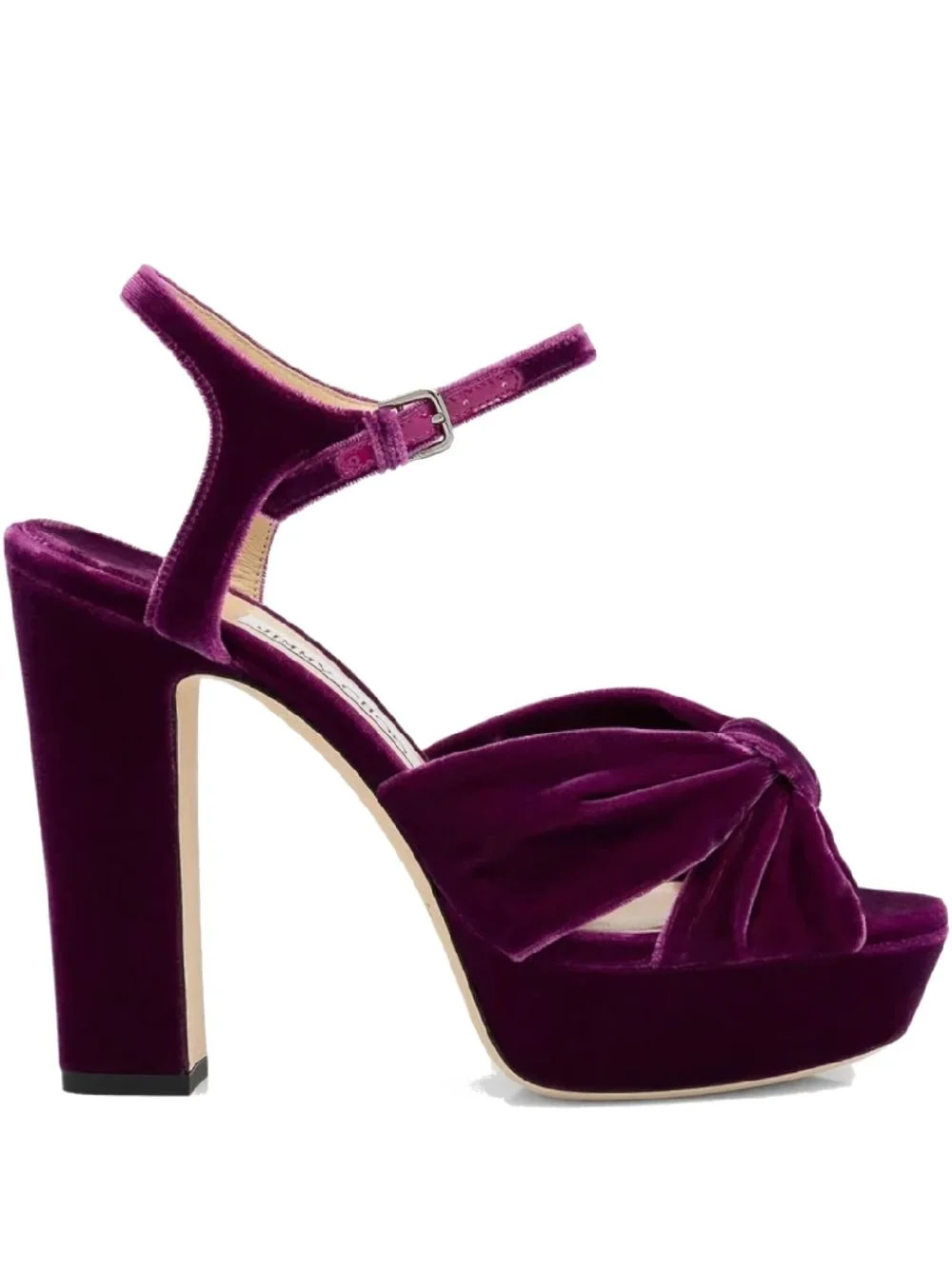 120mm Heloise velvet sandals - 1