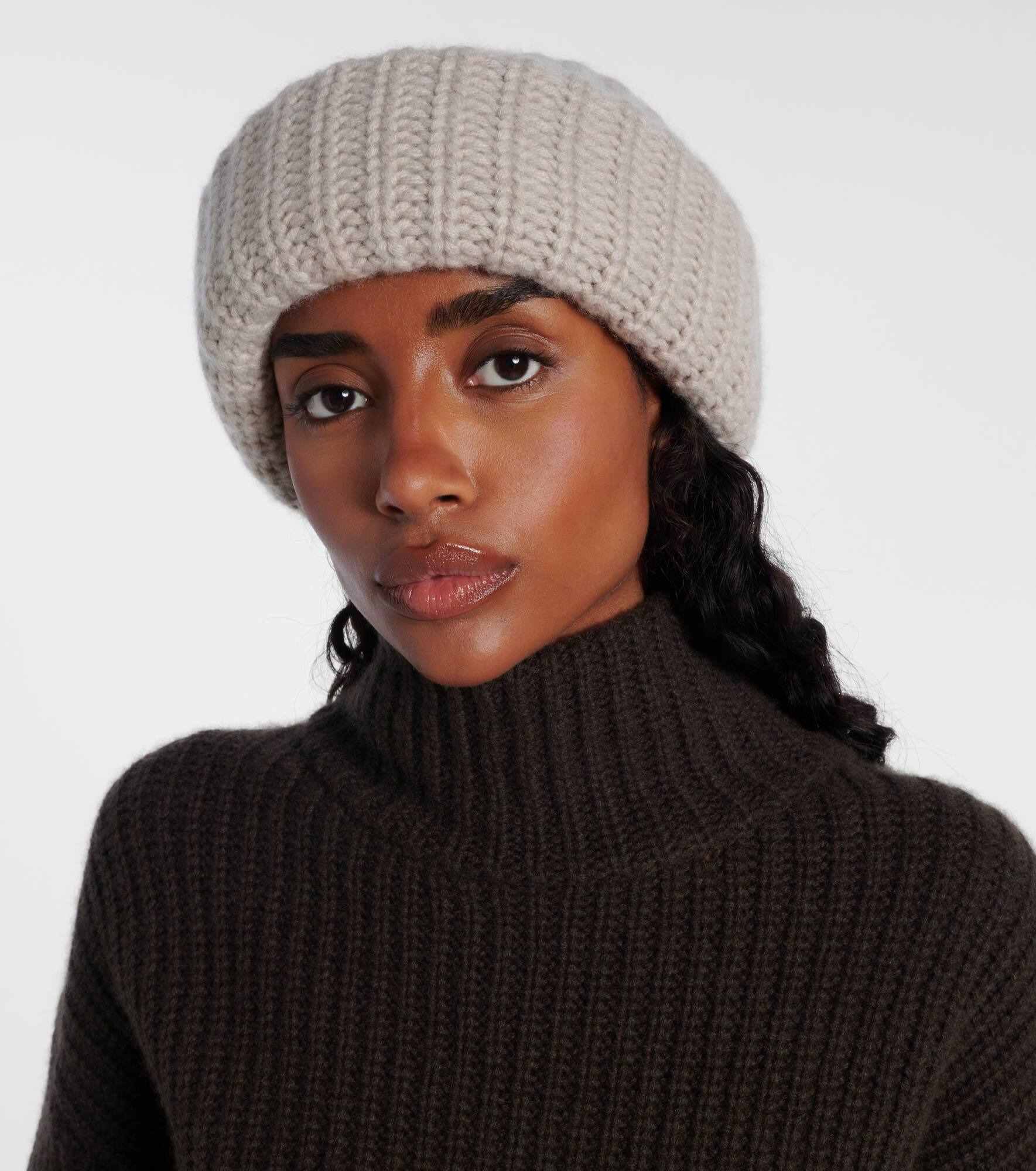 Beatris ribbed-knit cashmere beanie - 2