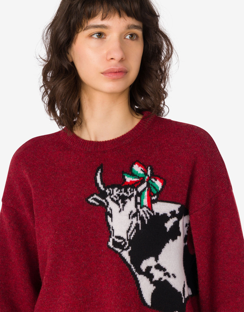 Moschino SHETLAND WOOL PULLOVER ARCHIVE outlook