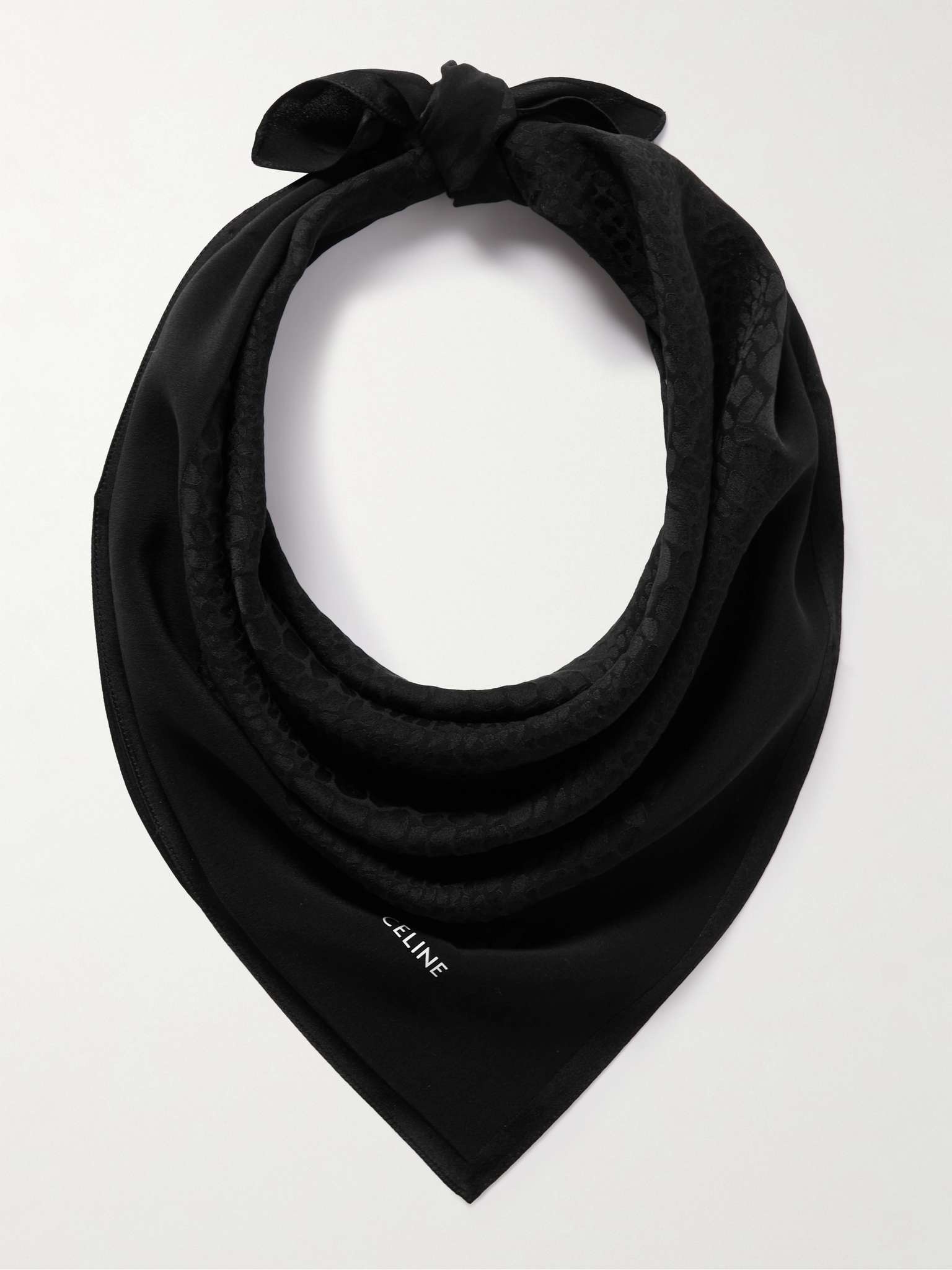 Silk-Jacquard Scarf - 3