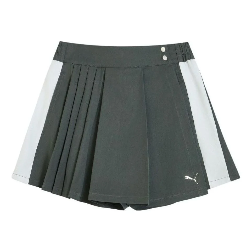(WMNS) PUMA Dare To Skirt 'Mineral Gray' 633252-83 - 1
