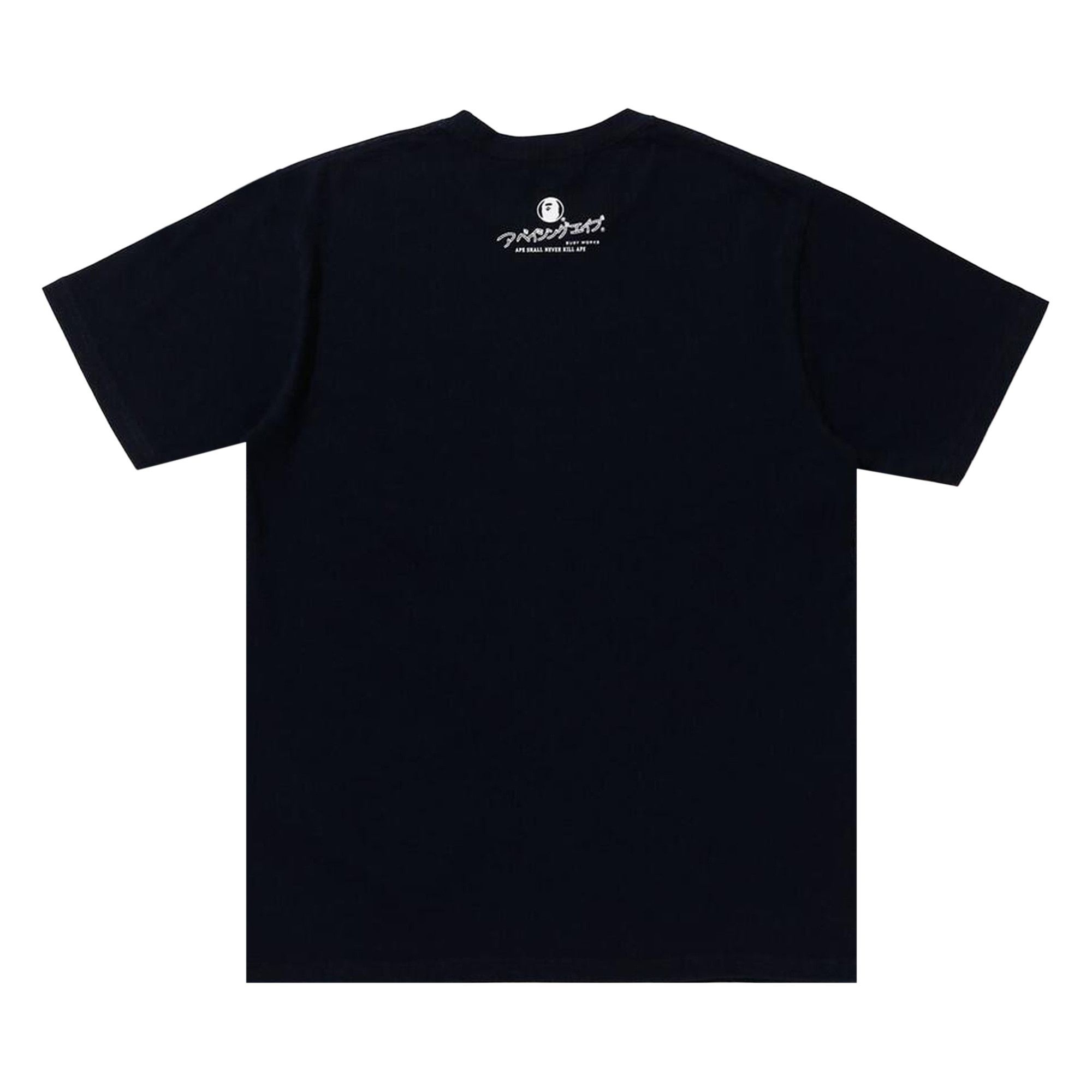 A BATHING APE® BAPE Ape Head Tee 'Indigo' | goat | REVERSIBLE