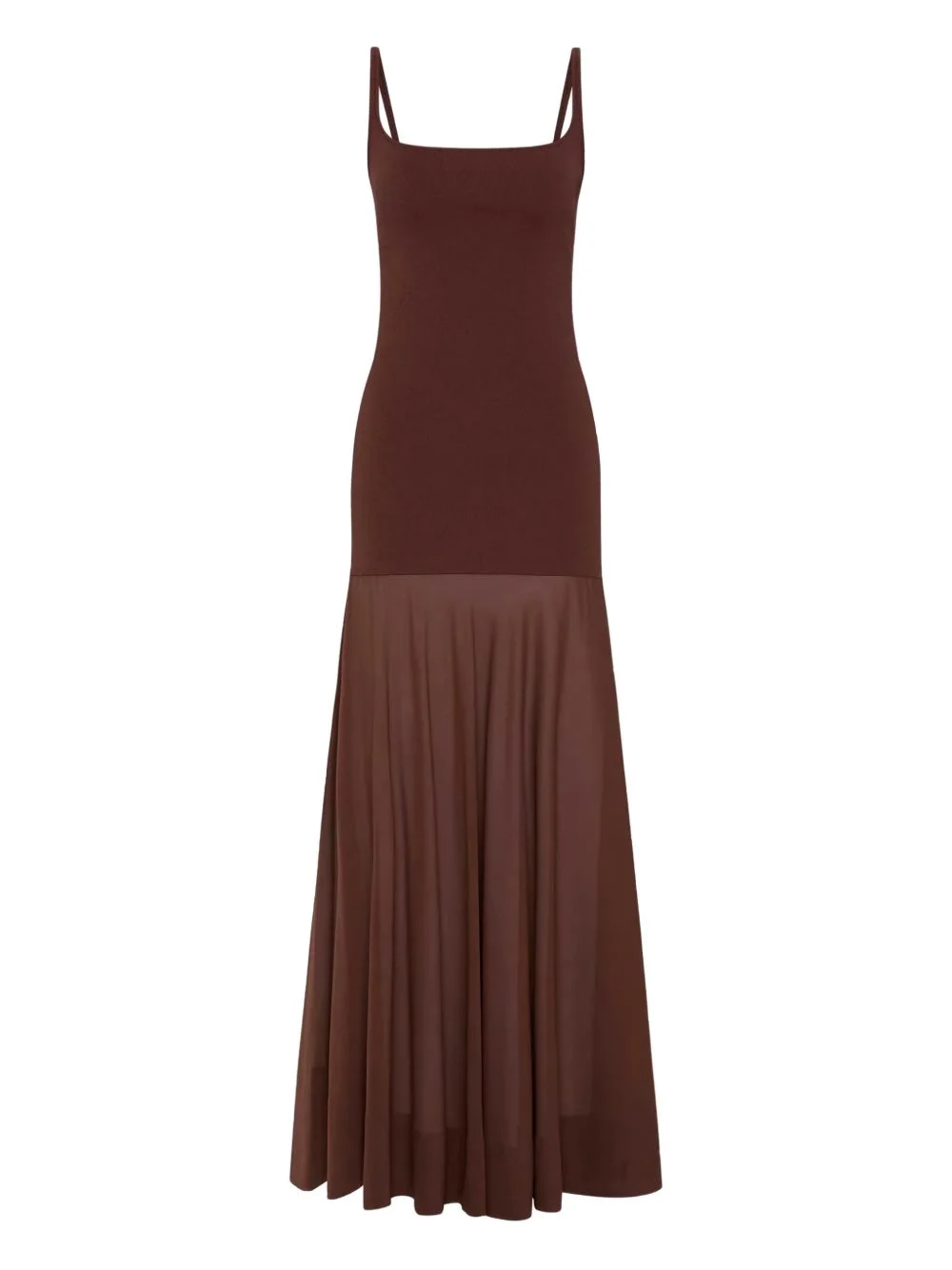 circle hem maxi dress - 1
