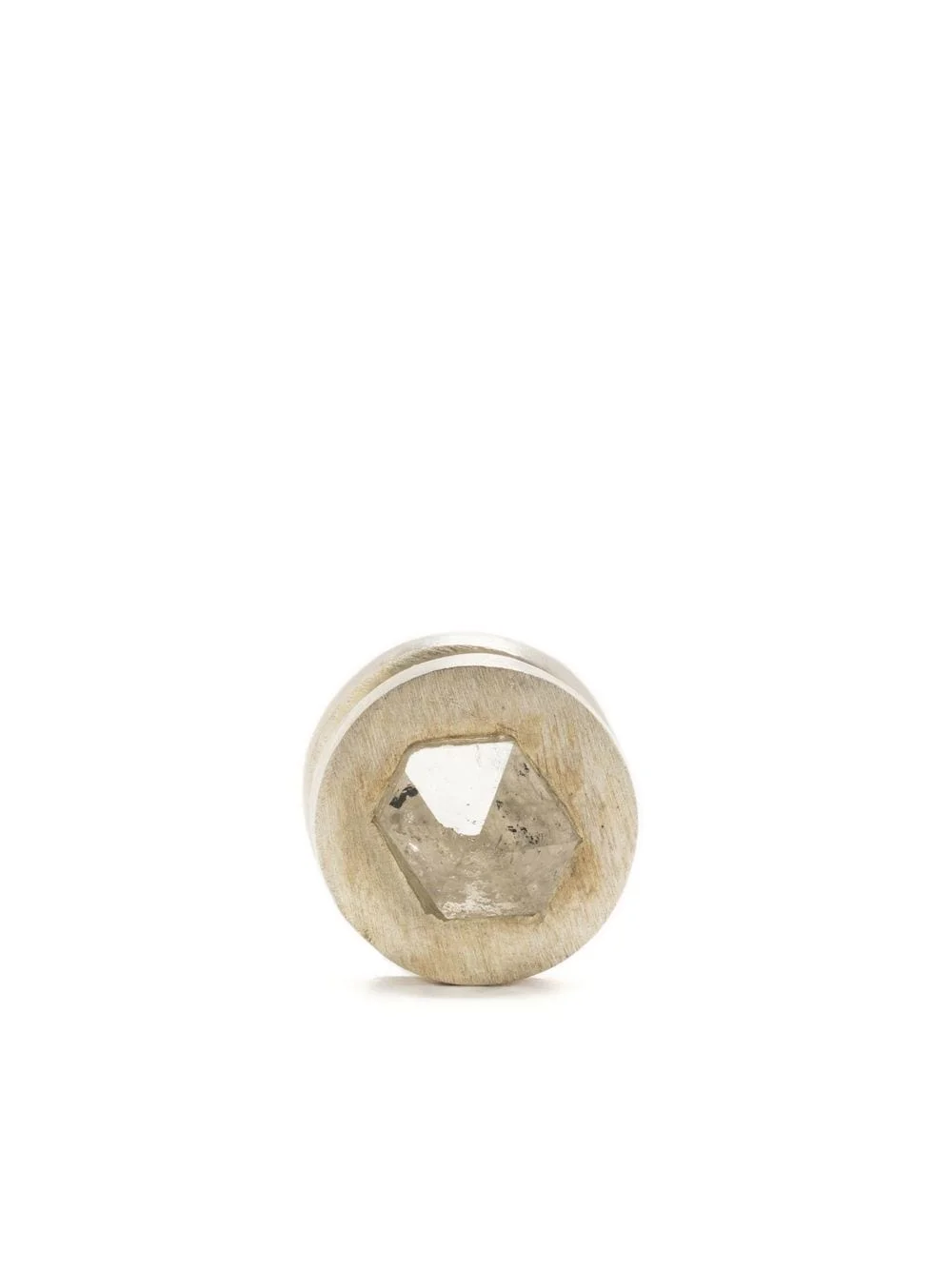 crystal-embellished spike earring - 1