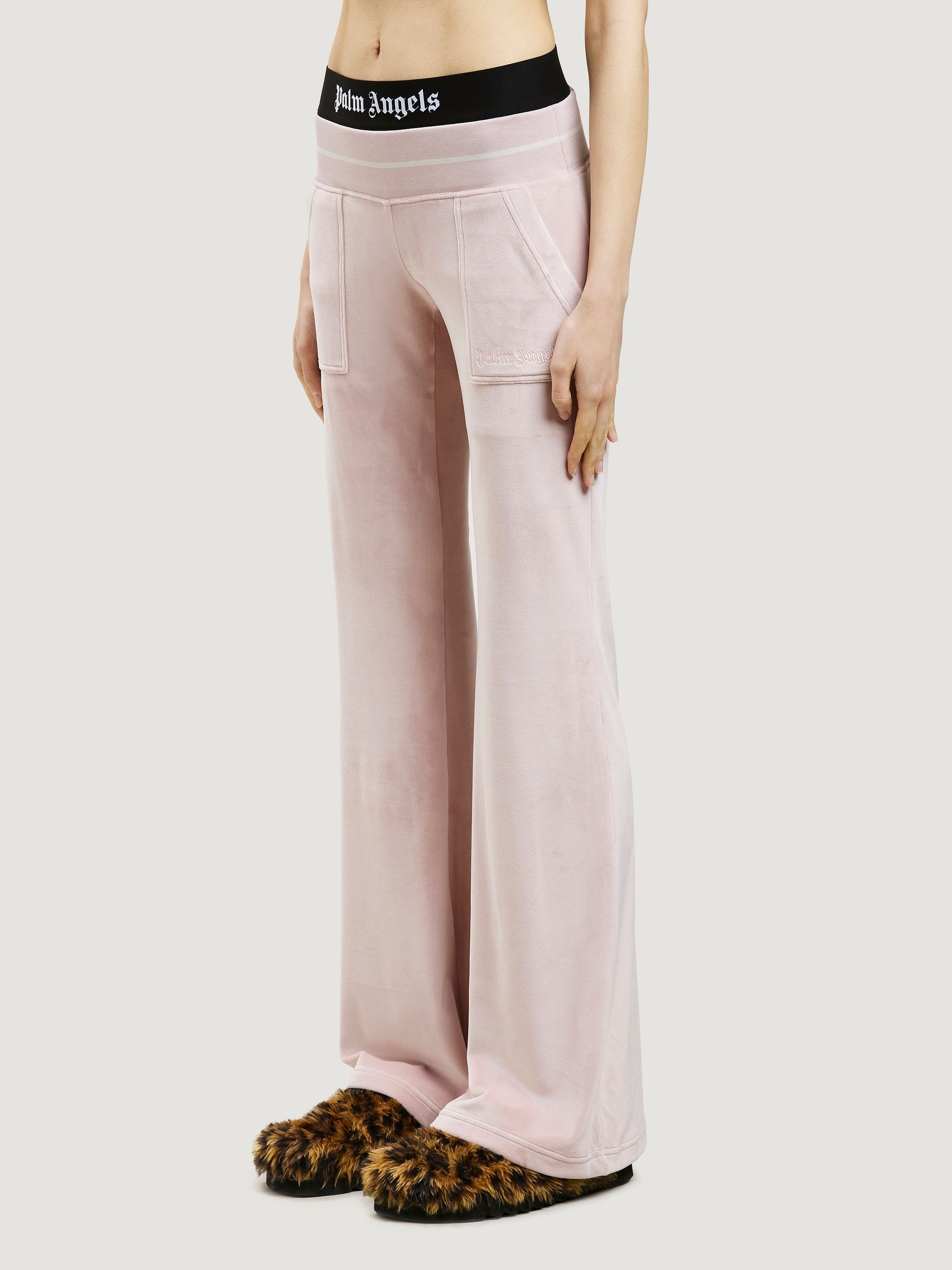CHENILLE LOW WAIST PANTS - 4