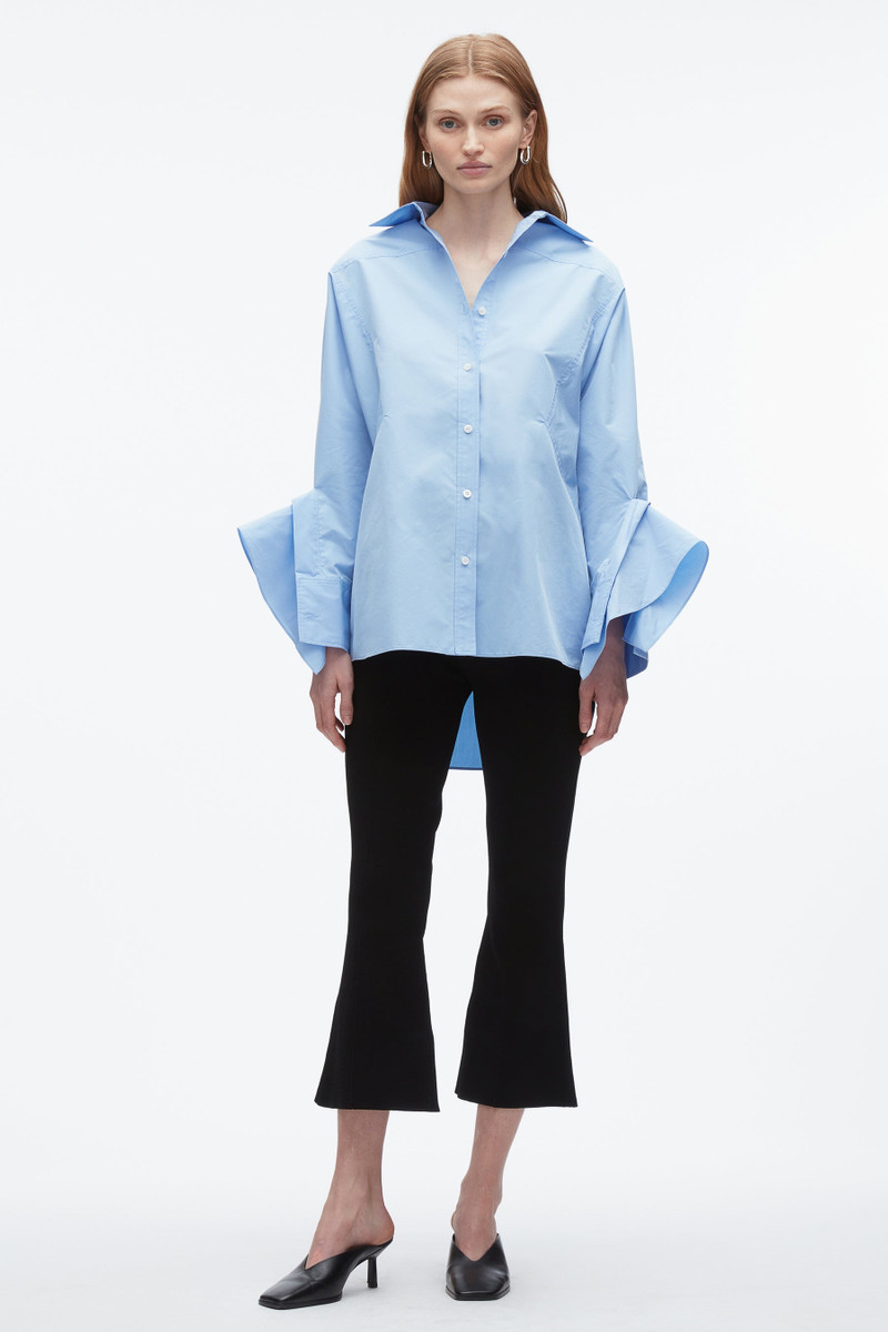 Oversize Shirt with Cascade Cuff 1