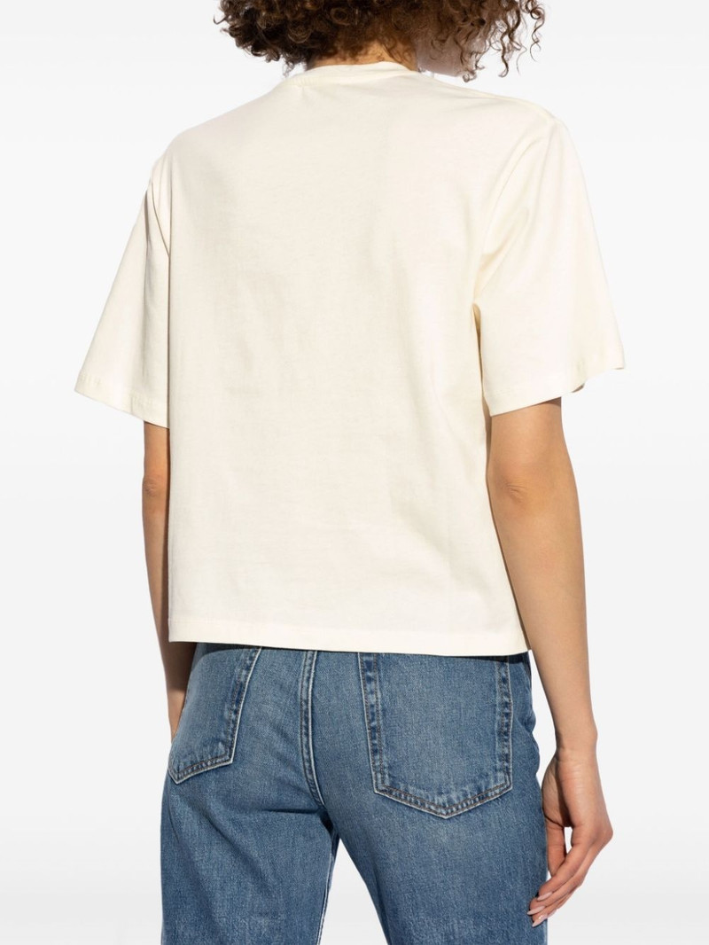 Aris ruffle-detail T-shirt 4