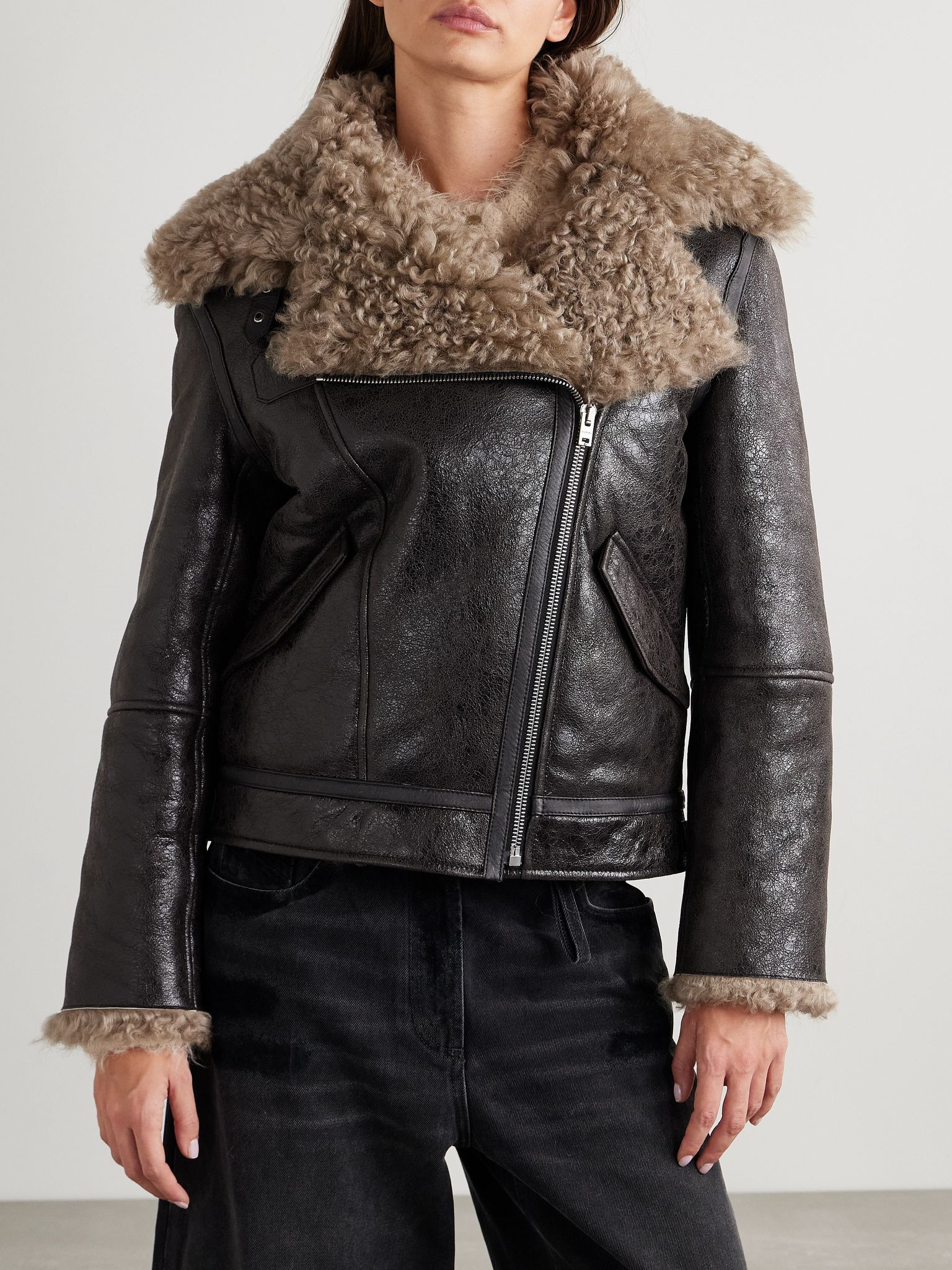 Shearling jacket Brown - 3