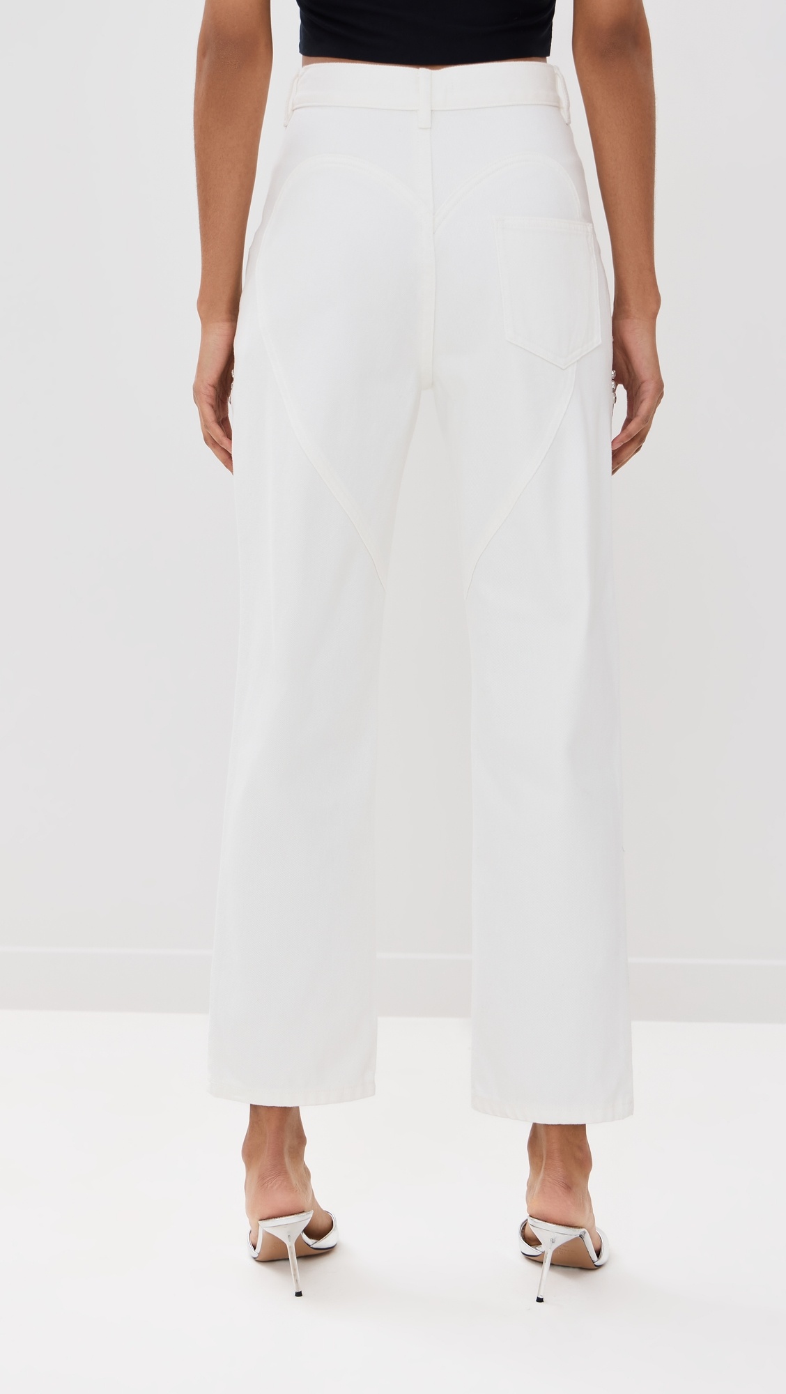Crystal Slit Jeans - 2