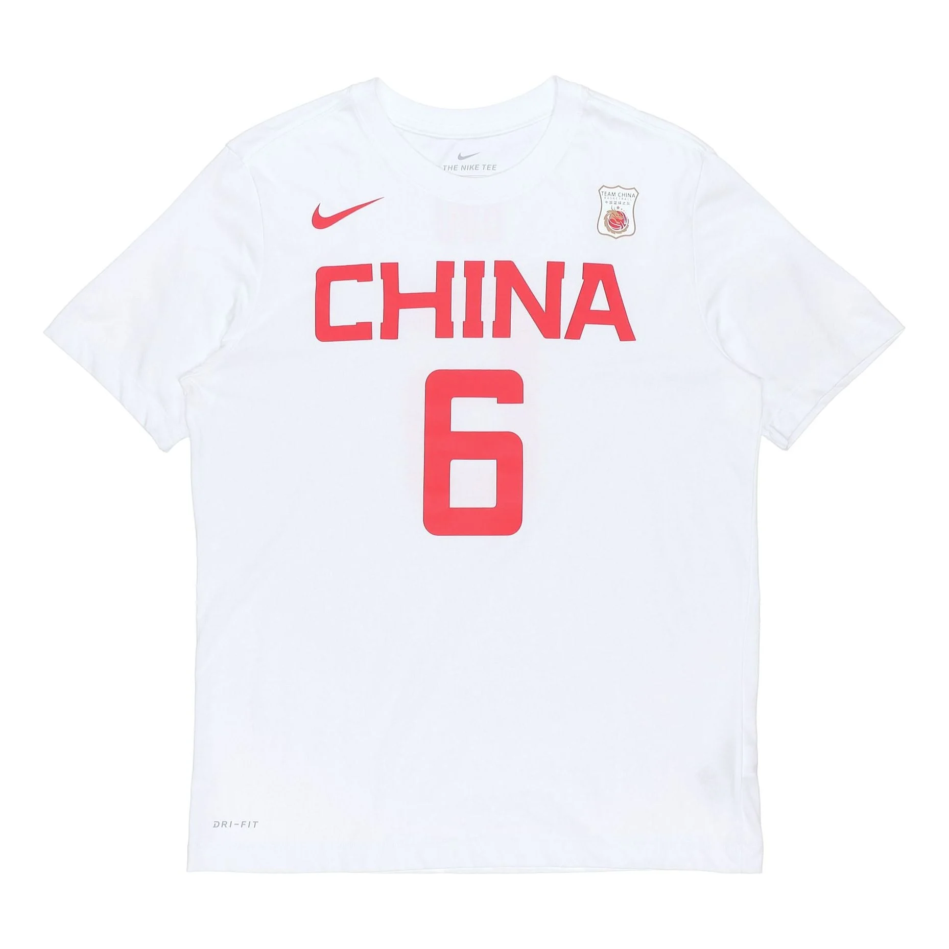 Nike Dri-fit Short Sleeve Athleisure Casual Sports Round Neck White BQ3757-101 - 1