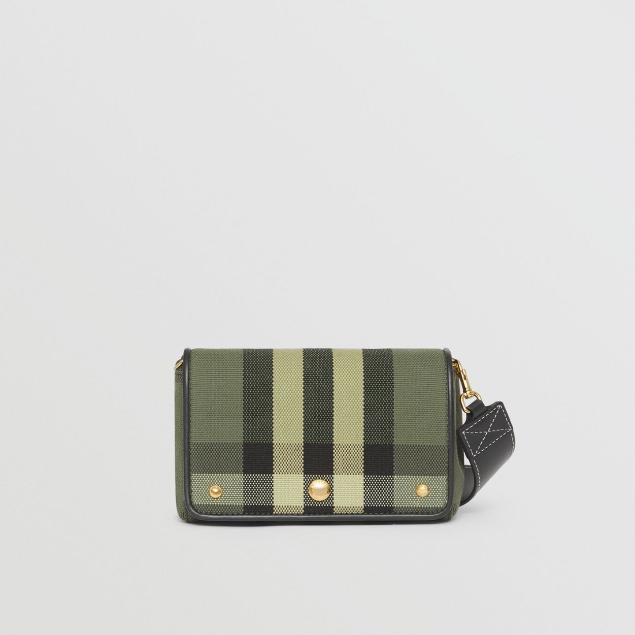 Small Check Canvas Crossbody Bag - 1