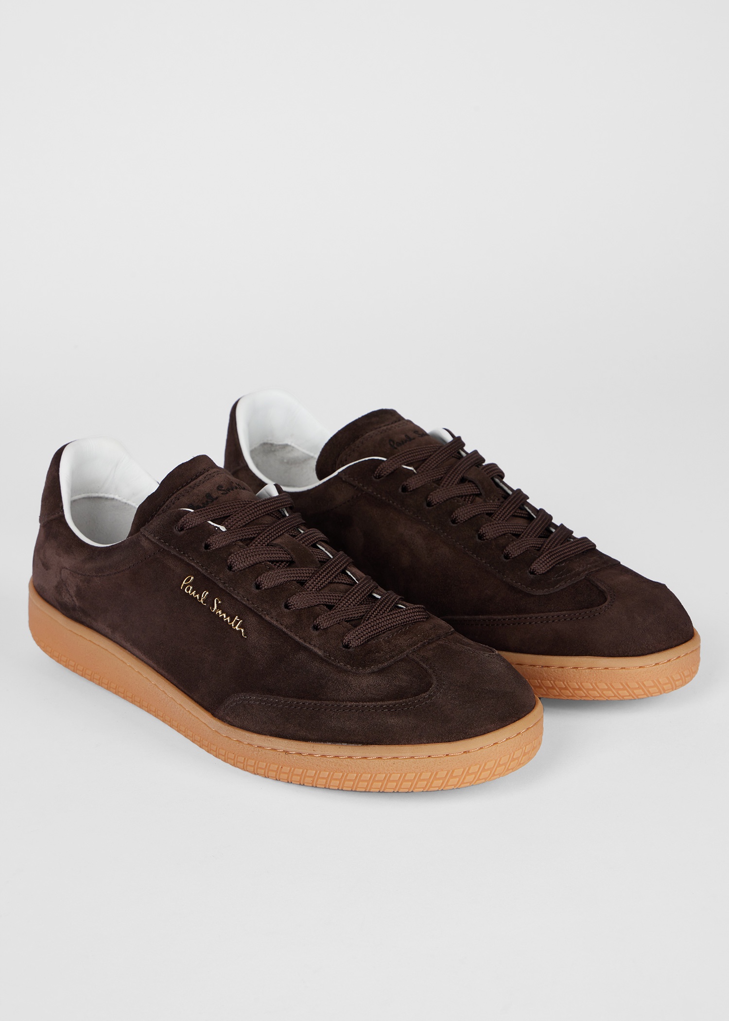 Paul Smith Dark Brown Suede 'Como' Trainers | REVERSIBLE