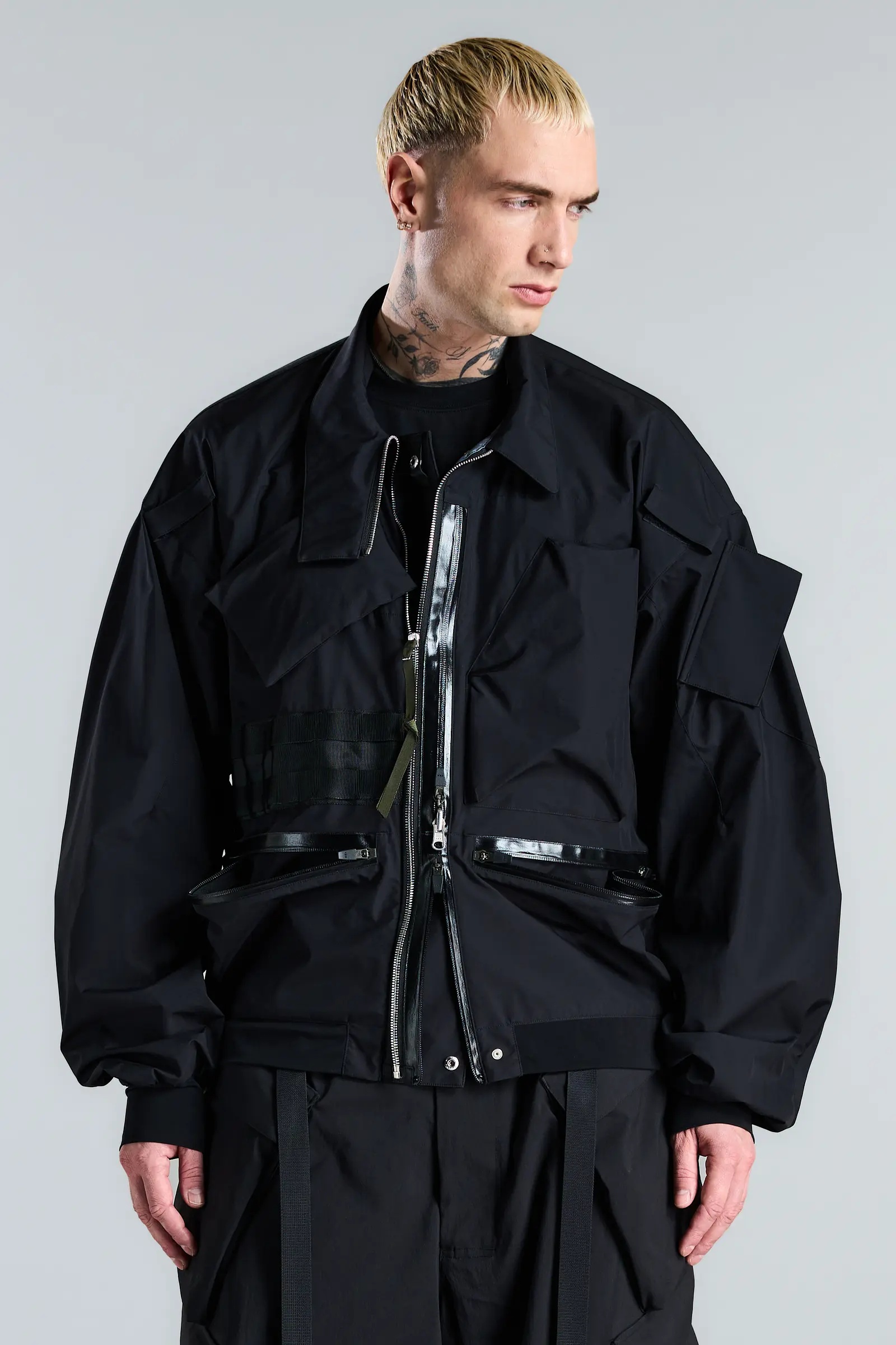 J123TS-WS 3L Windstopper® Tec Sys Interops Jacket Black - 34