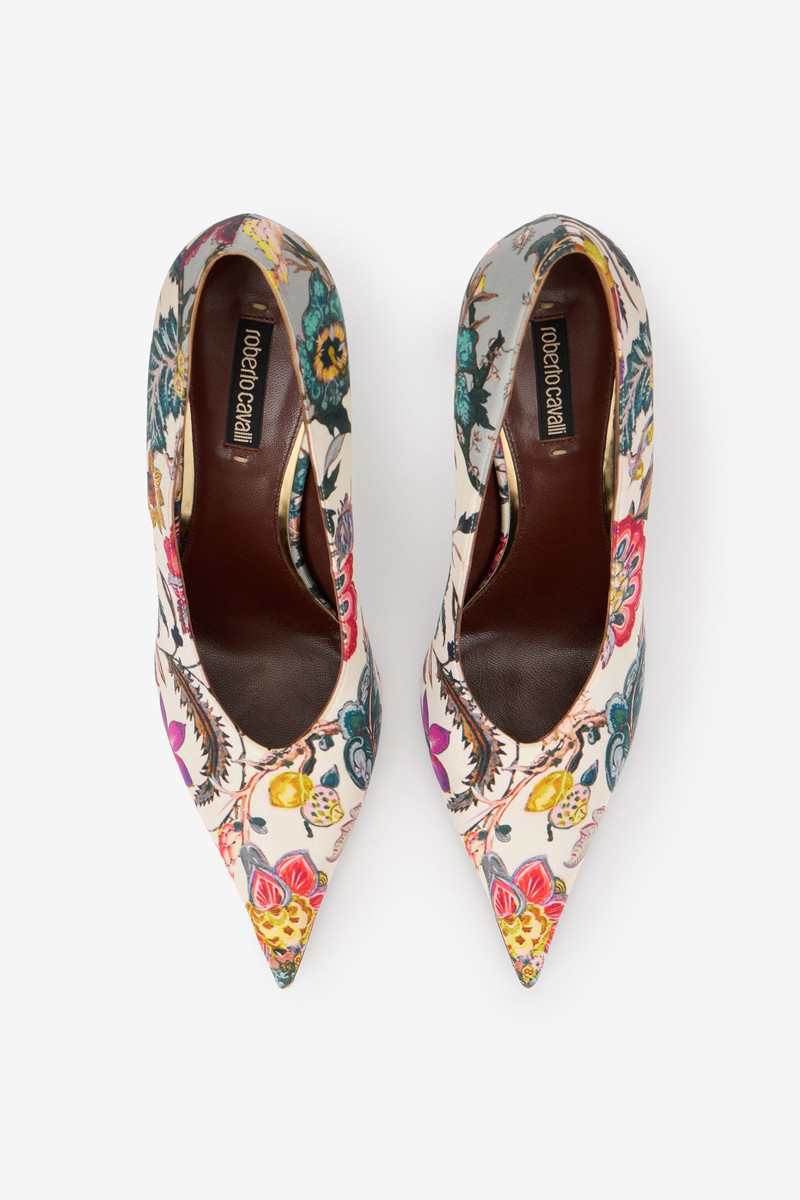 Florentine Flower Print Pump 6