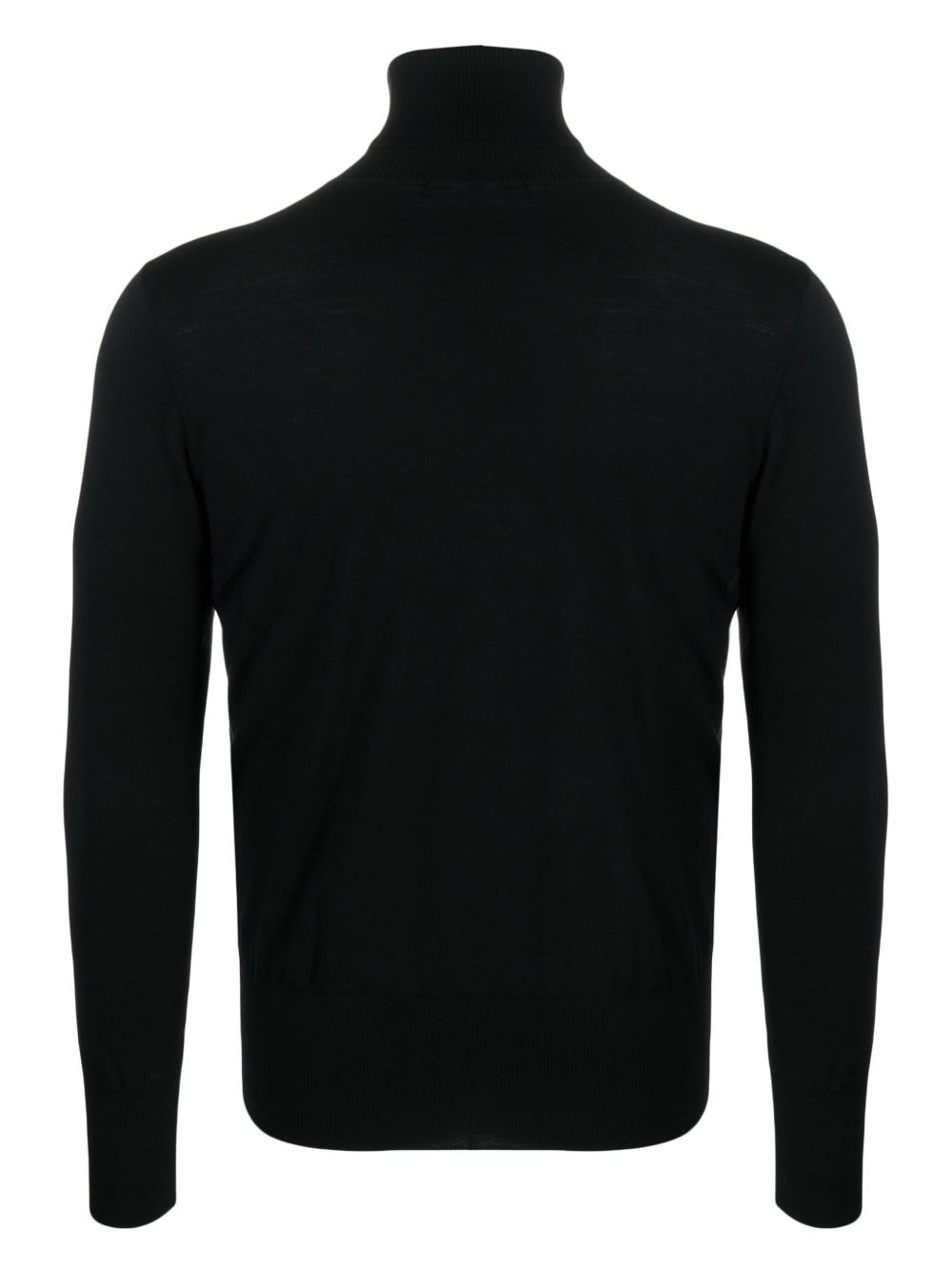 high-neck drop-shoulder jumper - 2