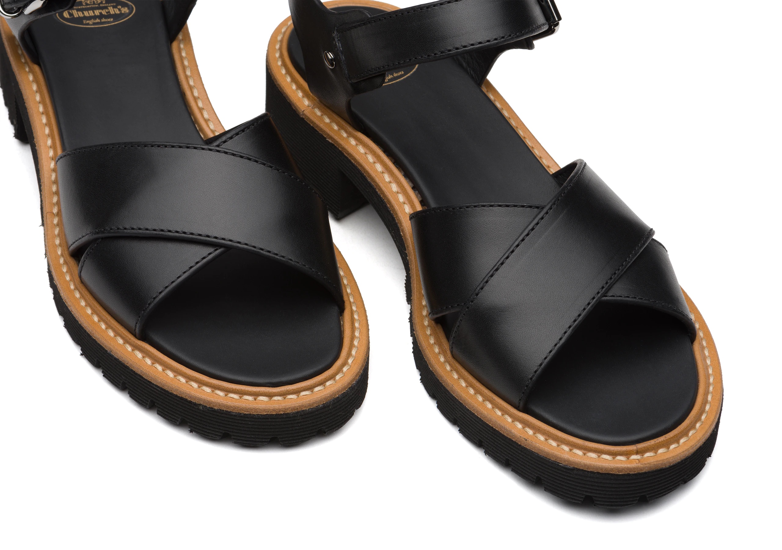 Gaia
Monteria Calf Lightweight Sandal Black - 4