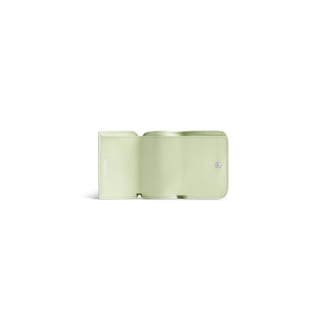 Women's Cash Mini Wallet Lillies Print  in Green - 4