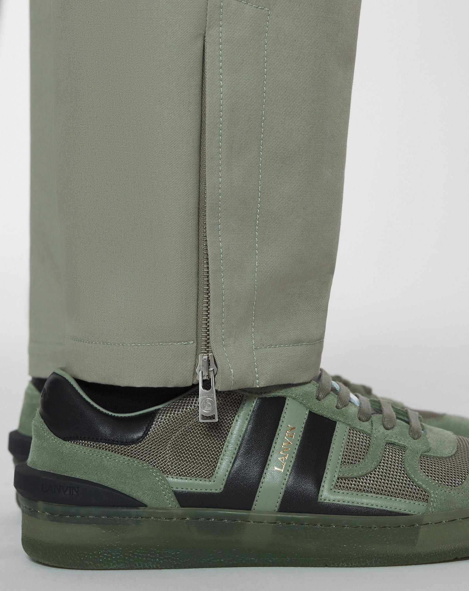 COTTON BIKER PANTS - 6