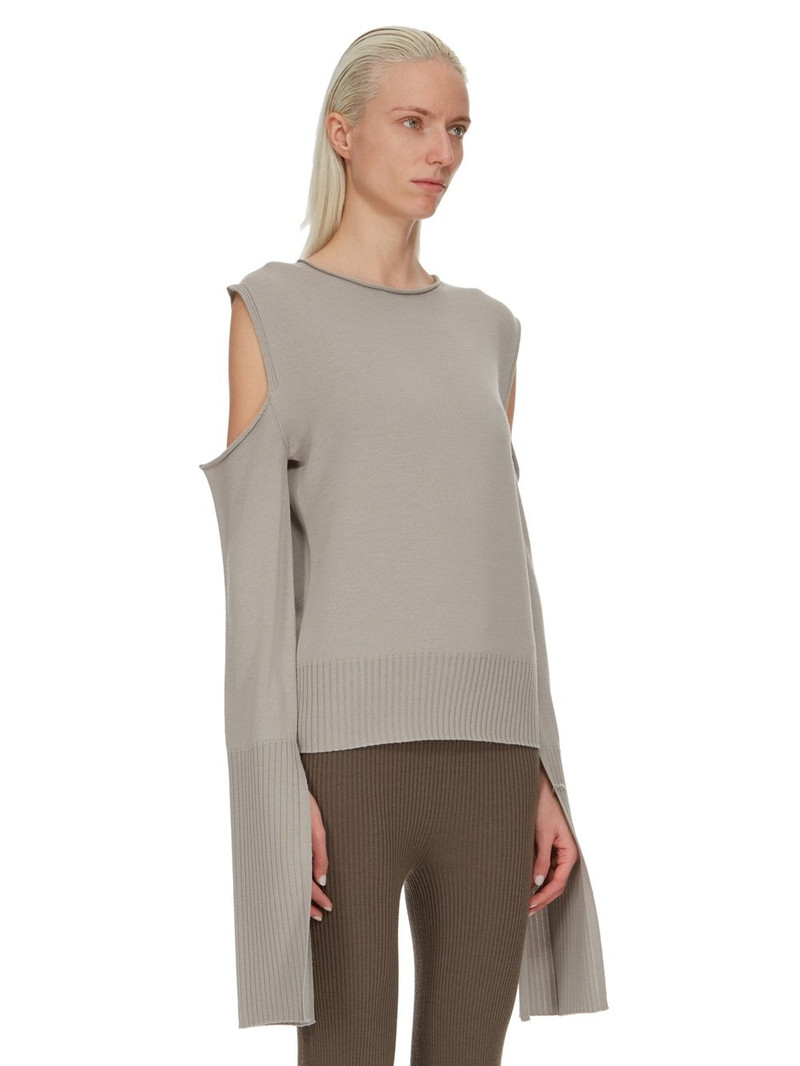 ribbed wool cut-out jumper 2